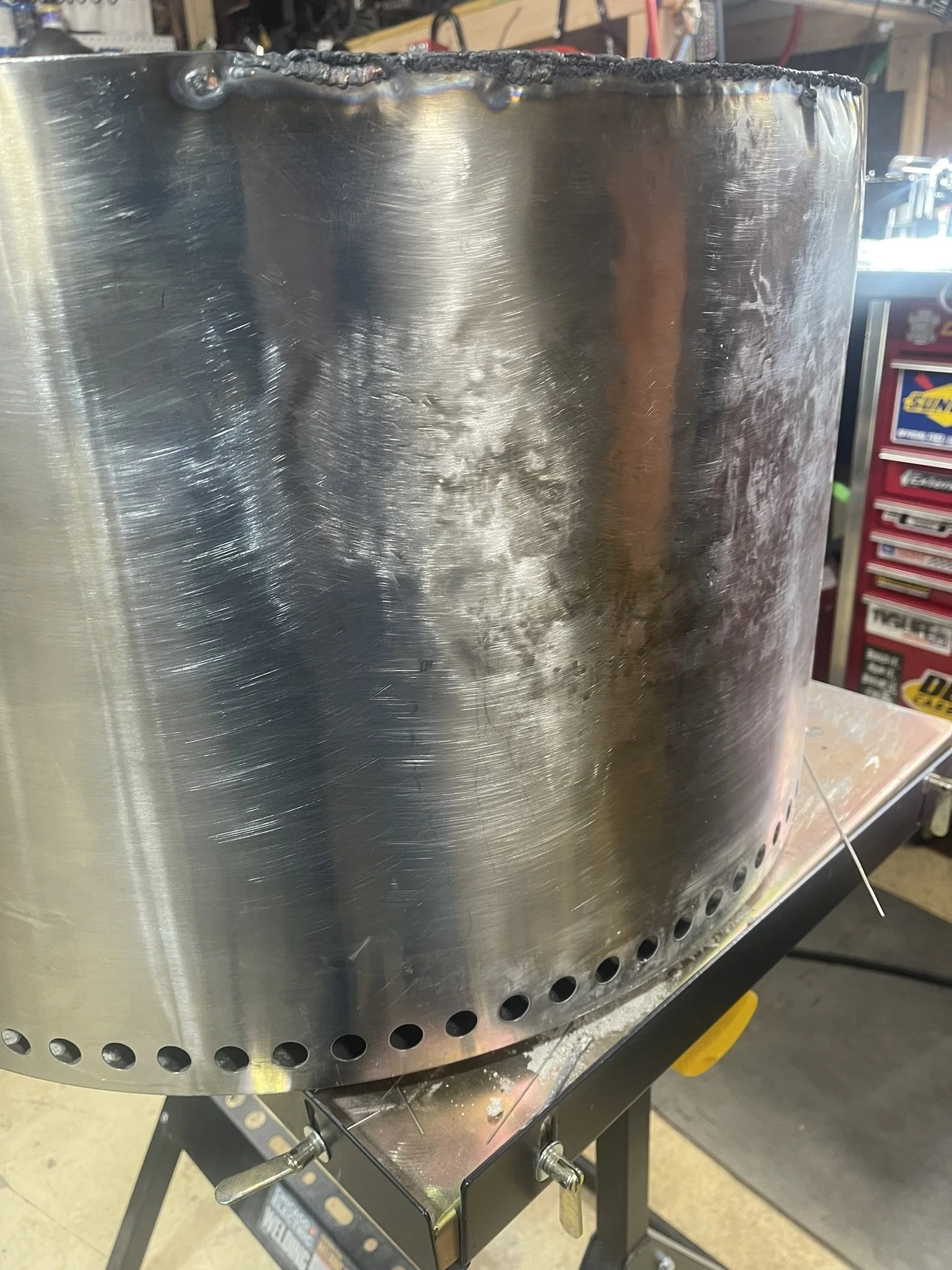 Dented Solo Stove Repair - After