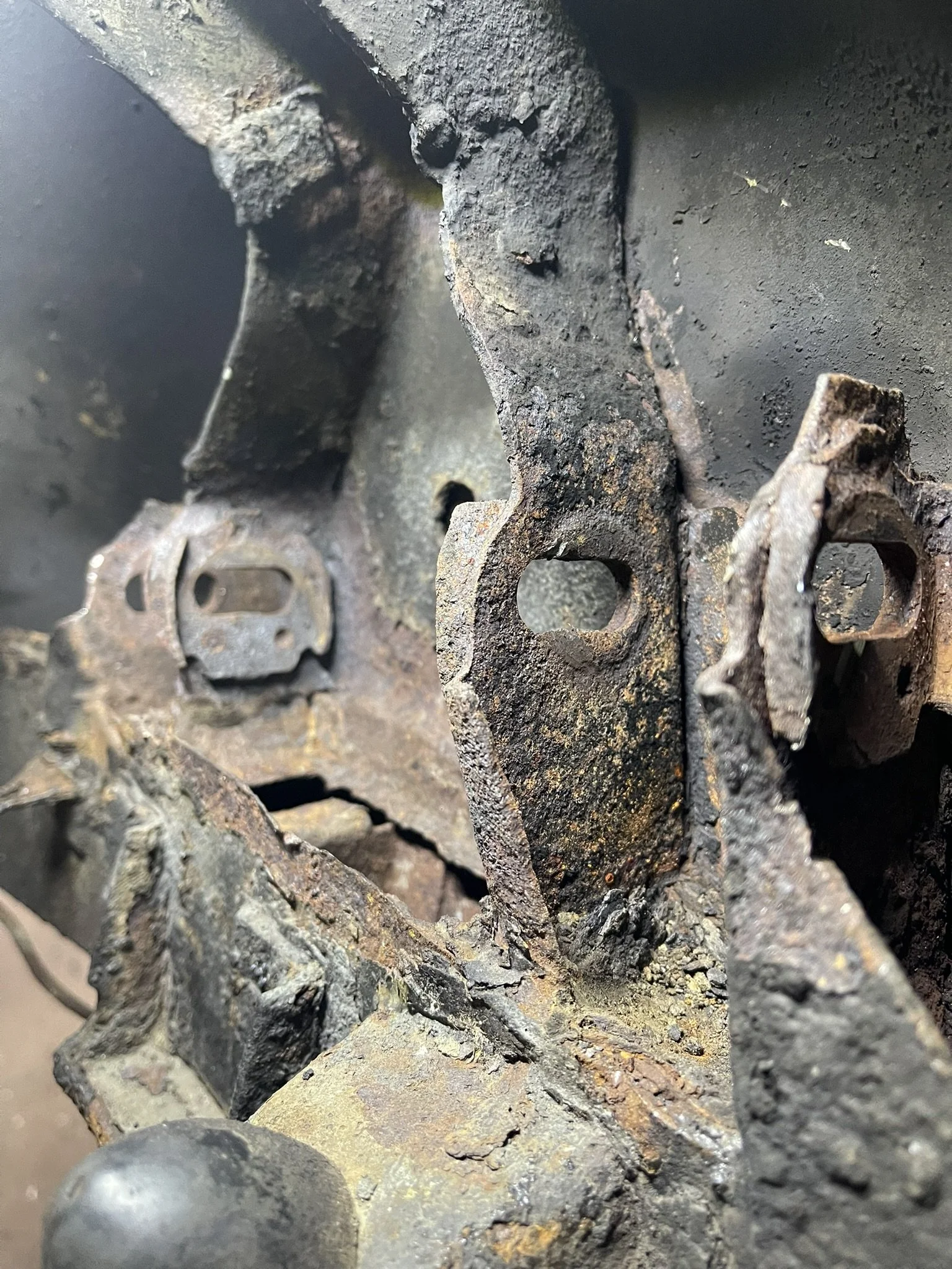 66 Plymouth Valiant Upper Control Arm Restoration -Before