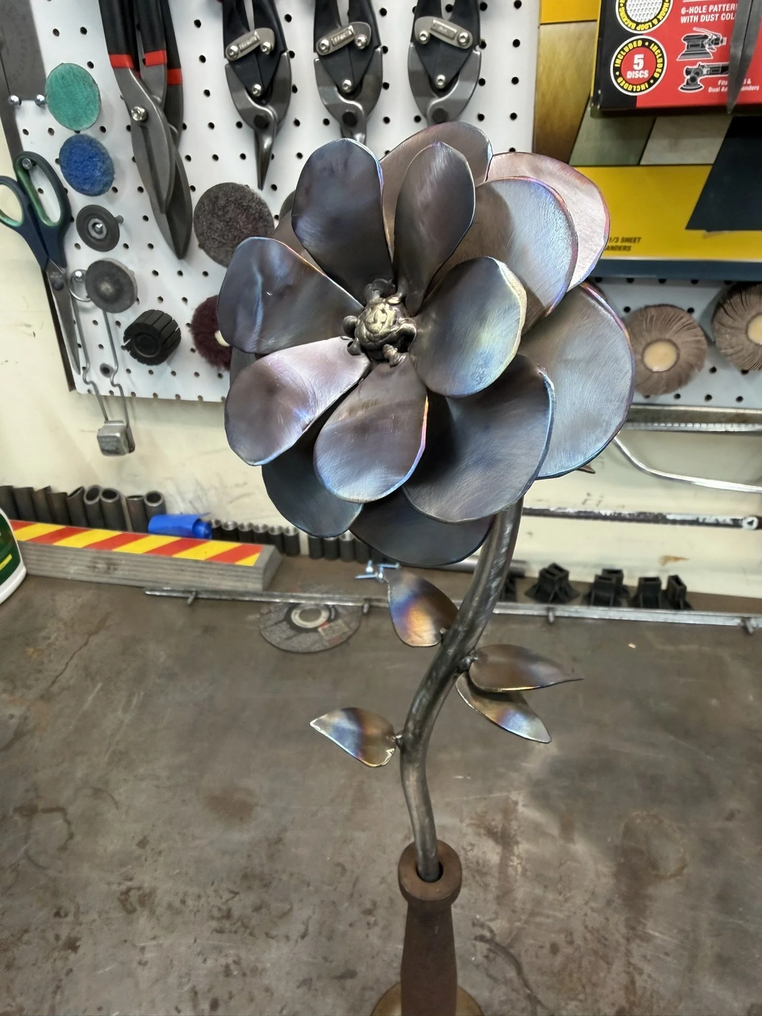 Utilizing Scrap To Make Art, Mixed Media, Stainless Steel, Steel, Bronze
