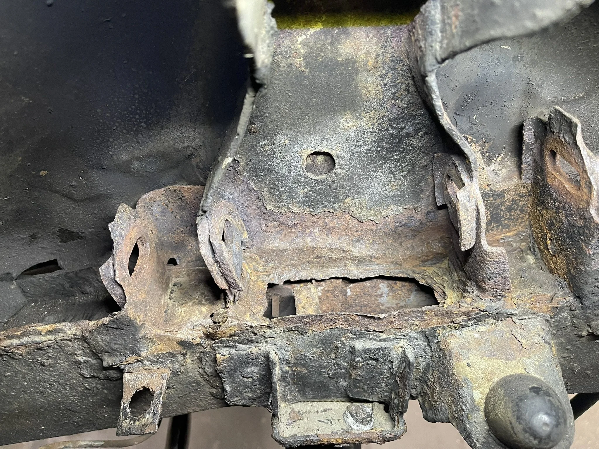 66 Plymouth Valiant Upper Control Arm Restoration -Before