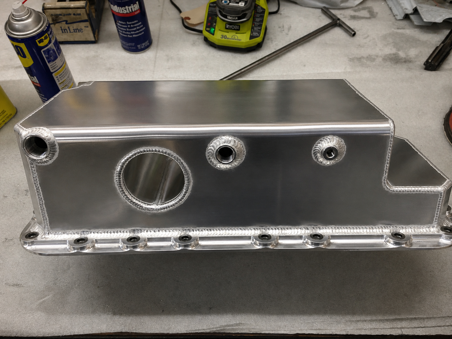 Custom Aluminum Oil Pan Modification