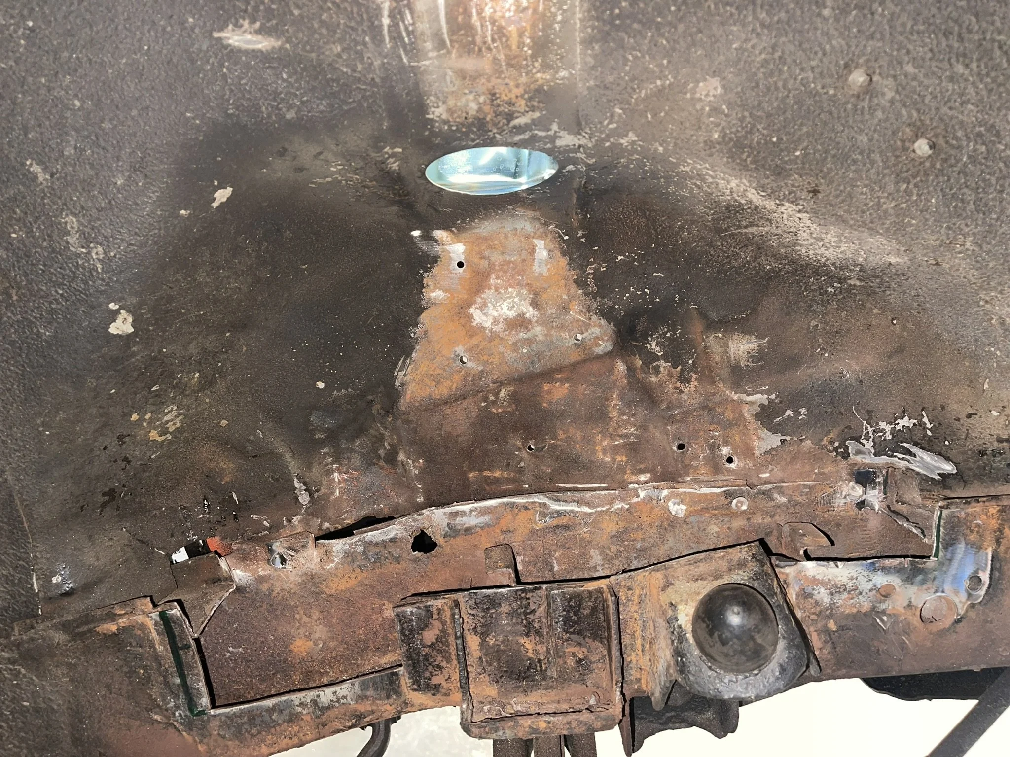 66 Plymouth Valiant Upper Control Arm Restoration -Before