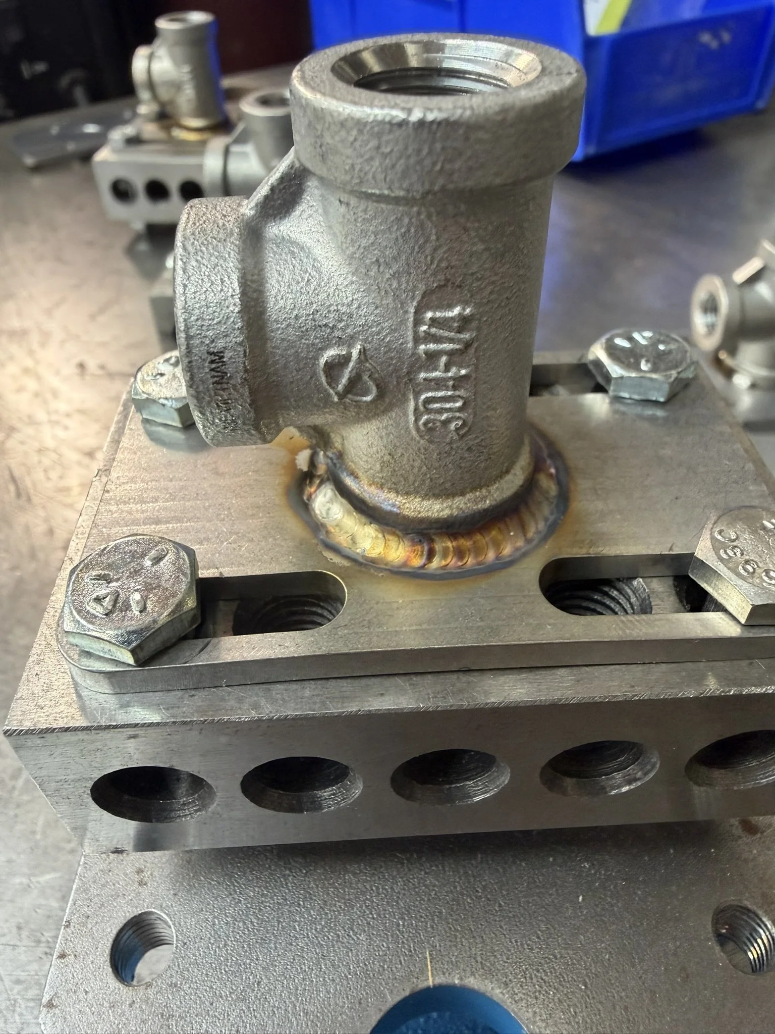 Small Weldment Piece work for a Local Shop-316 Stainless Steel