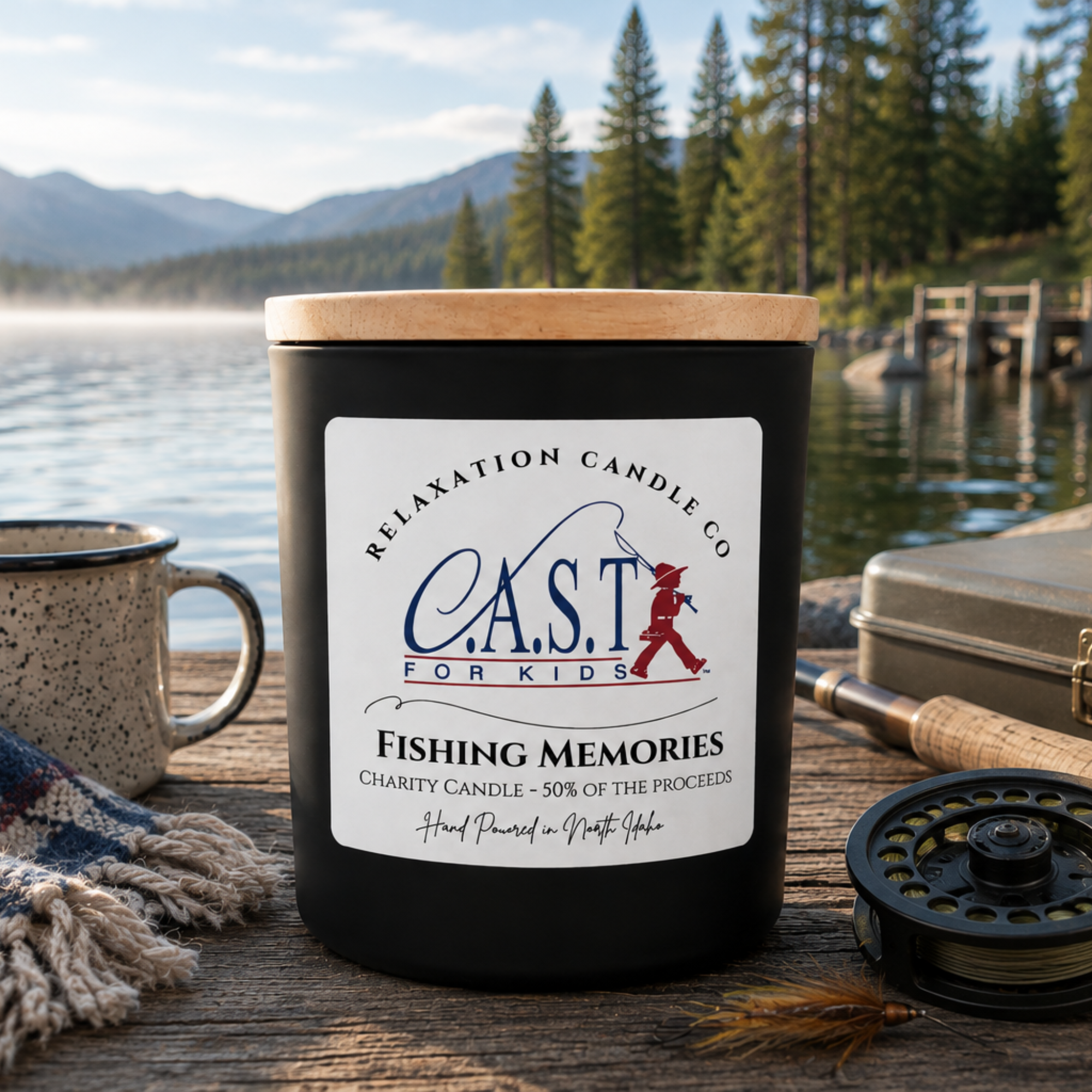 Fishing Memories - Charity Candle benefiting C.A.S.T. for Kids