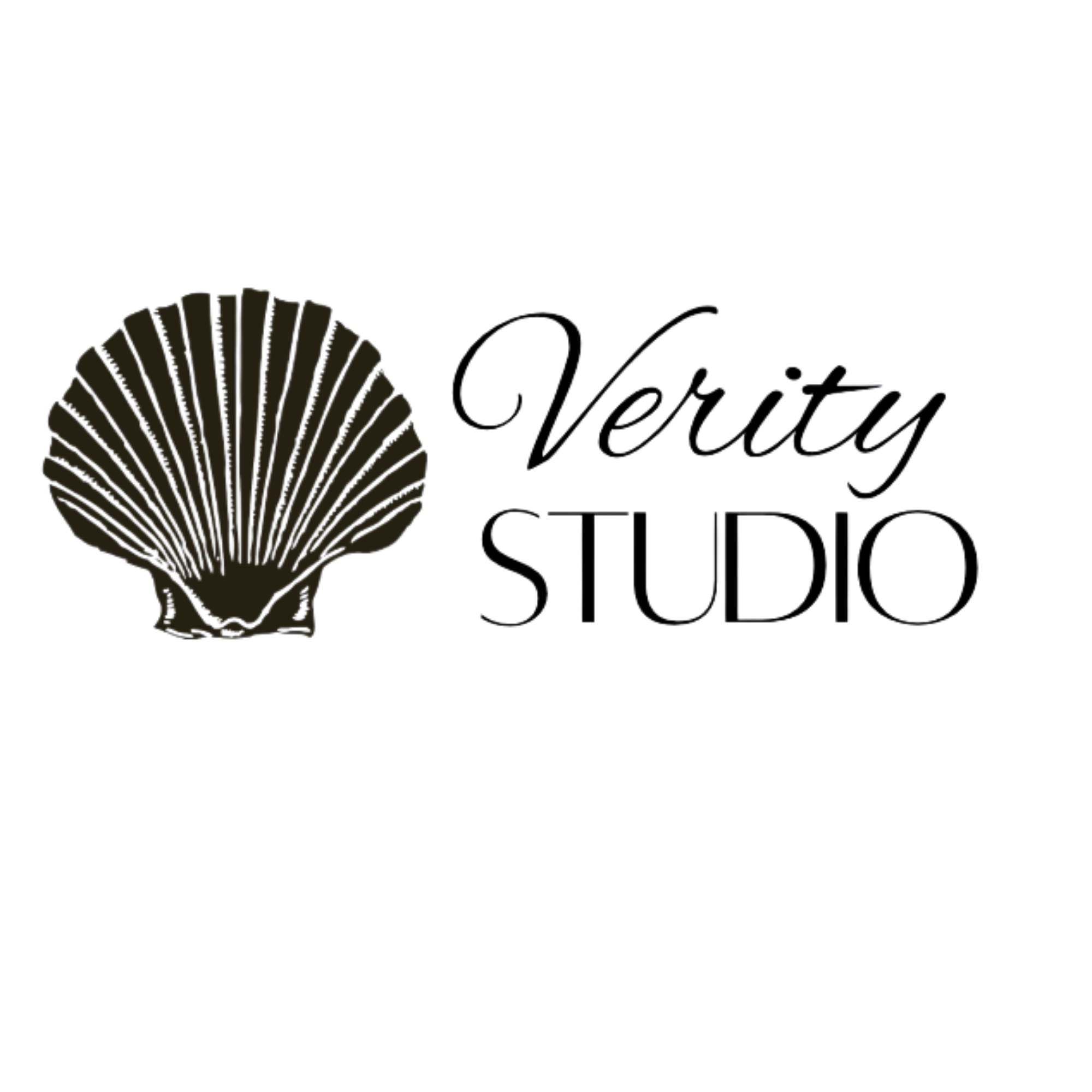 Stylized black script text that reads "Love" with an illustration of a fan in the background.