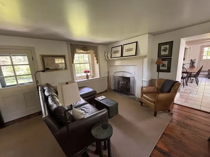 Den in Main House. This was the Original Kitchen in the 1850's Farm House with Sonos