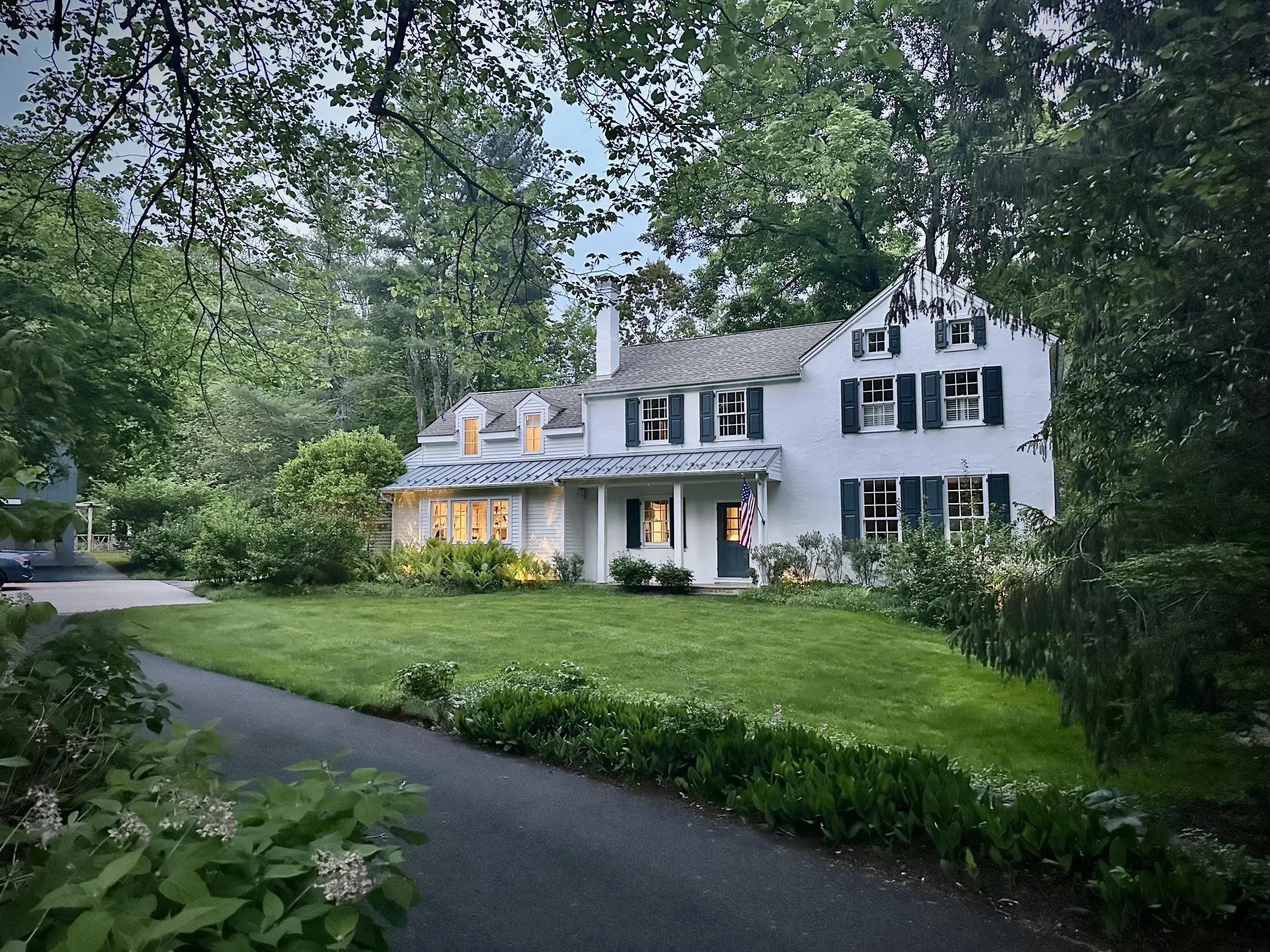 Front of House in the Evening