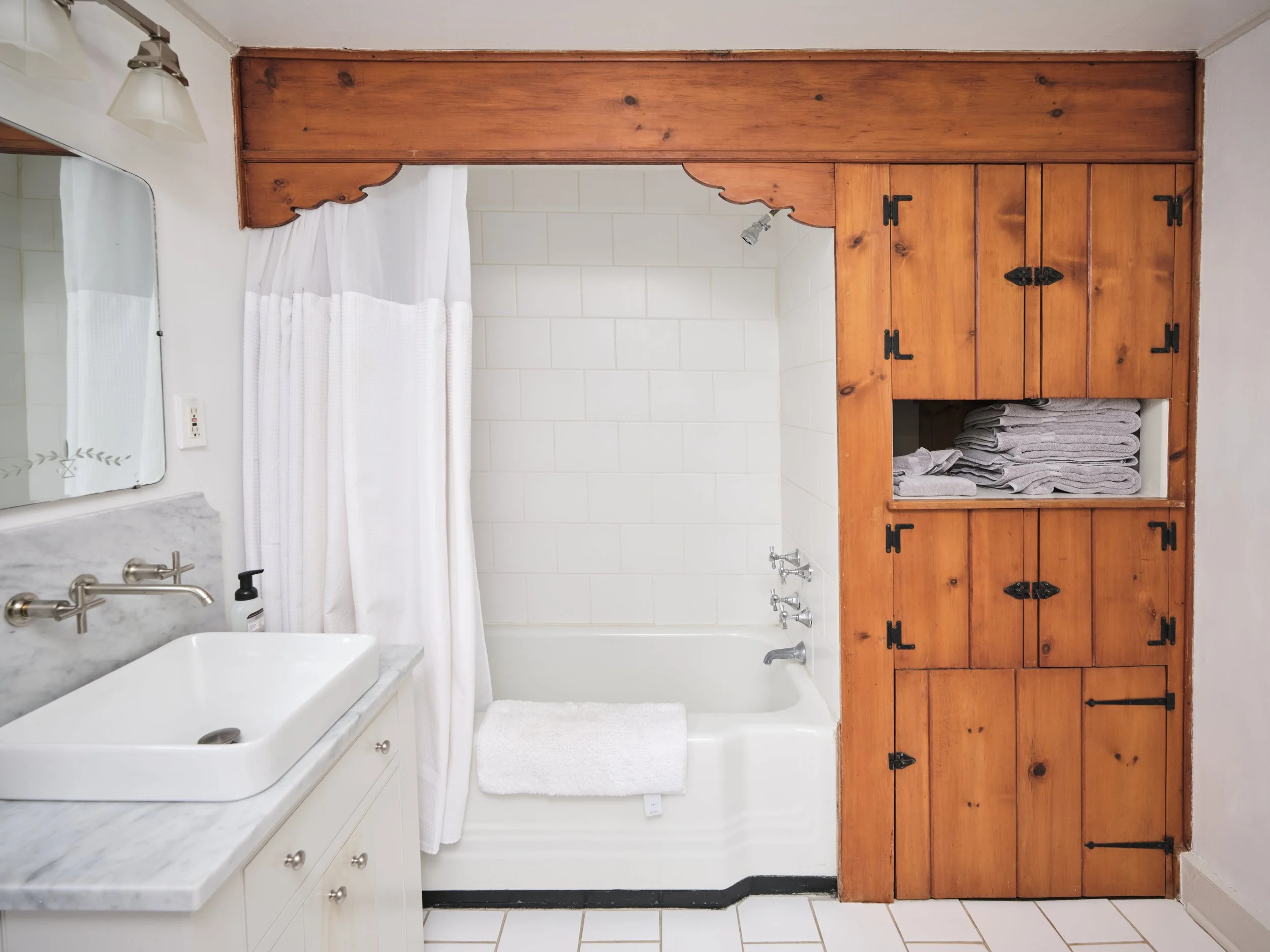 Original 1850's Second Full Bathroom in Main House