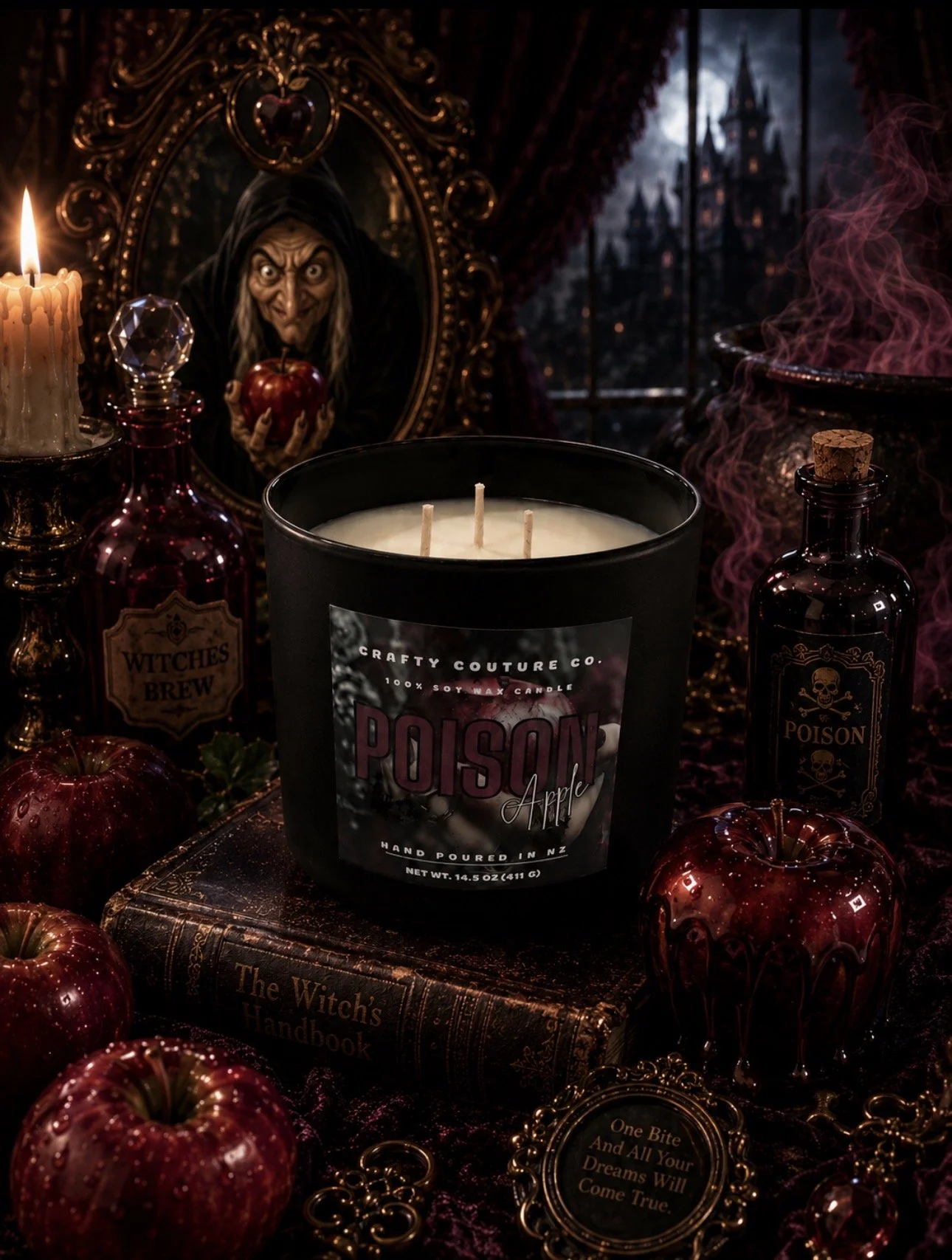 Poison Apple  Soy 3 Wick Candle