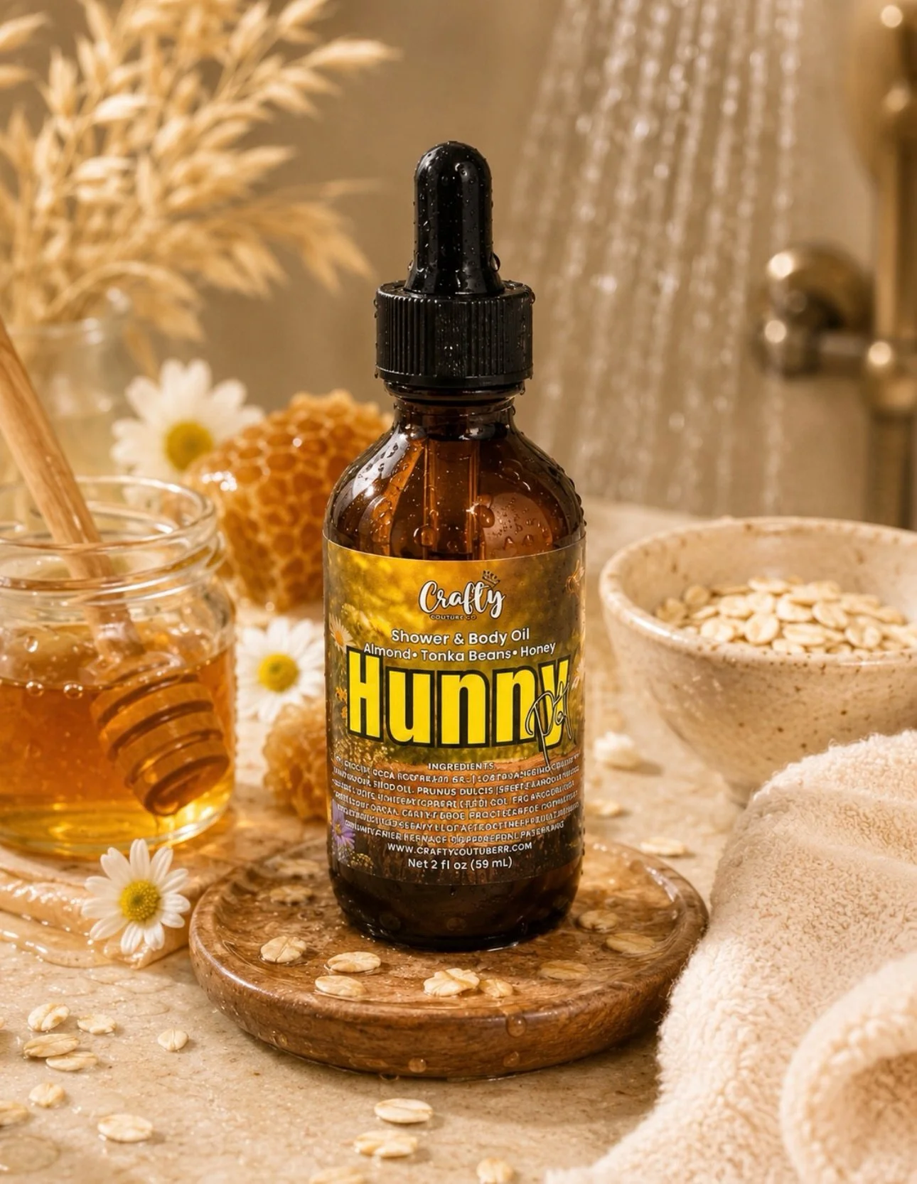 🍯 NEW! Hunny Pot Shower &amp; Body Oil 🍯

✨ Soft, hydrated skin
✨ Honey &bull; Oat Milk &bull; Vanilla &bull; Musk
✨ Lightweight &amp; non-greasy
✨ Use in the shower or after bathing

Your new cozy self-care favorite is here! 🤍🍯✨

#HunnyPot #Body