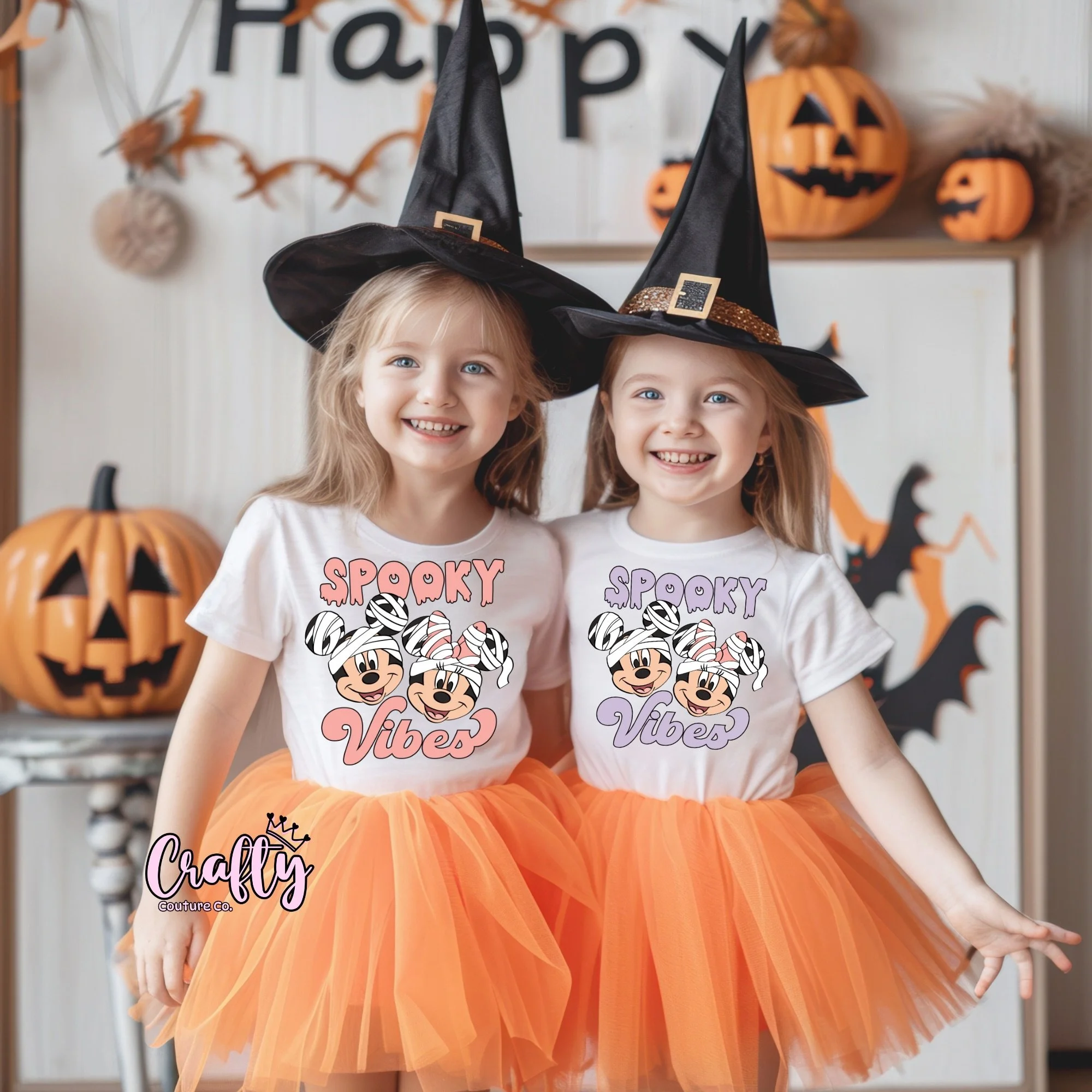 🎃👻 Spooky Vibes are officially here! 👻🎃

How cute is this Halloween tee?! 🧡 Perfect for pumpkin picking, spooky season fun, school parties, or just showing off those Halloween vibes all October long. 🕸️✨

Pair it with a fun tutu, leggings, or j