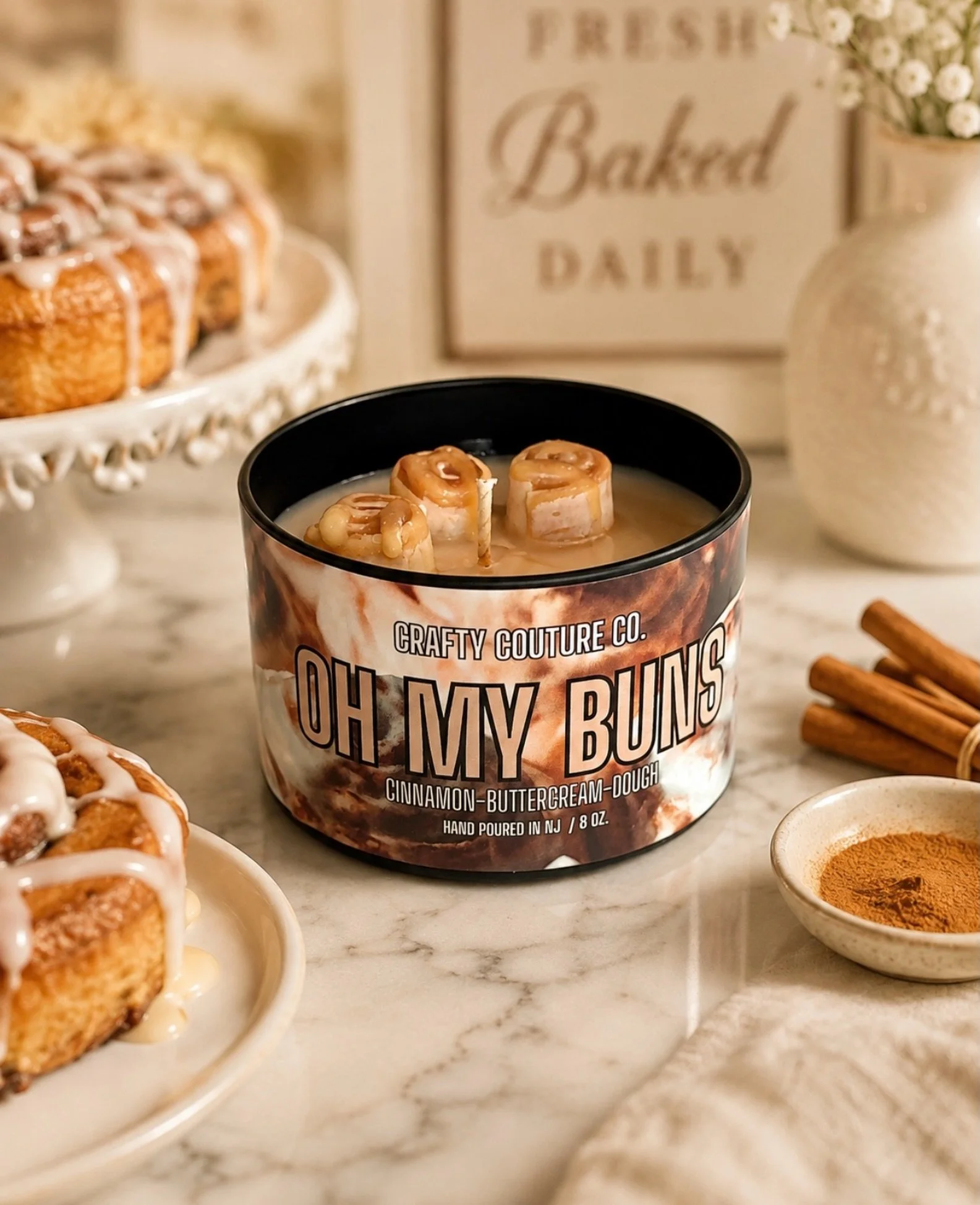 NEW CANDLE ALERT 🤎🥐

Say hello to OH MY BUNS &mdash; the candle that smells like you just walked into the coziest little bakery.

Warm cinnamon, fresh-baked dough, creamy vanilla, and sweet buttercream come together for the most delicious bakery sc