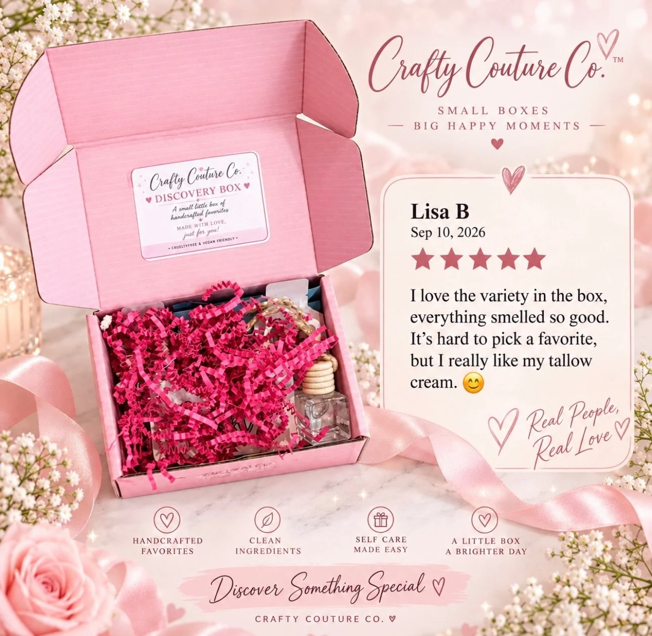 ✨ &ldquo;I love the variety in the box, everything smelled so good. It&rsquo;s hard to pick a favorite&hellip;&rdquo; ✨

That is exactly what these boxes are all about&mdash;giving you a fun little mix of Crafty Couture Co. goodies so you can discove