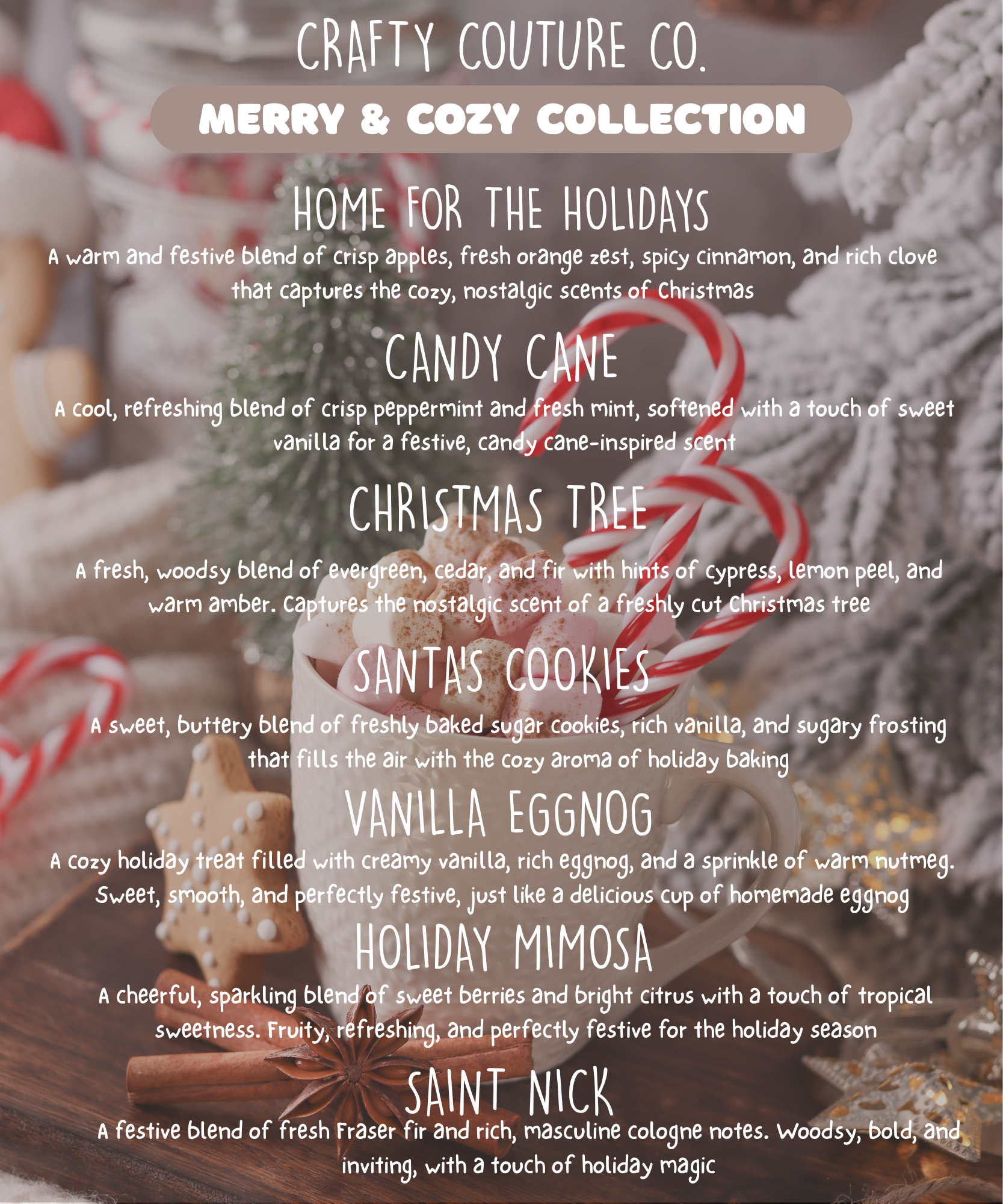 Find your favorite Holiday Scent