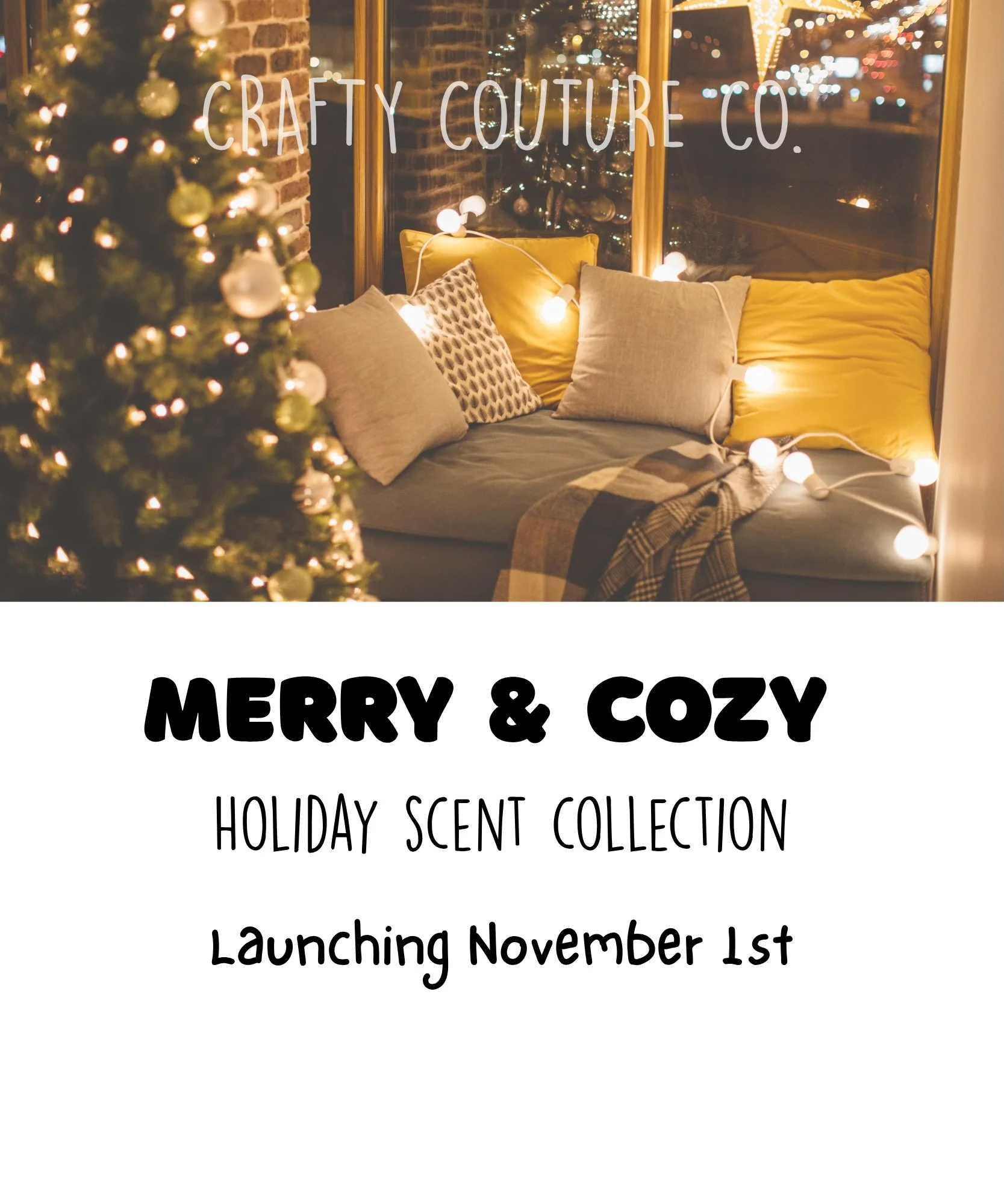 Something merry, cozy, and oh-so-festive is coming to Crafty Couture Co.!

I&rsquo;ve been busy behind the scenes creating our Merry &amp; Cozy Holiday Collection, and I&rsquo;m so excited to finally give you a little sneak peek!

From fresh Christma