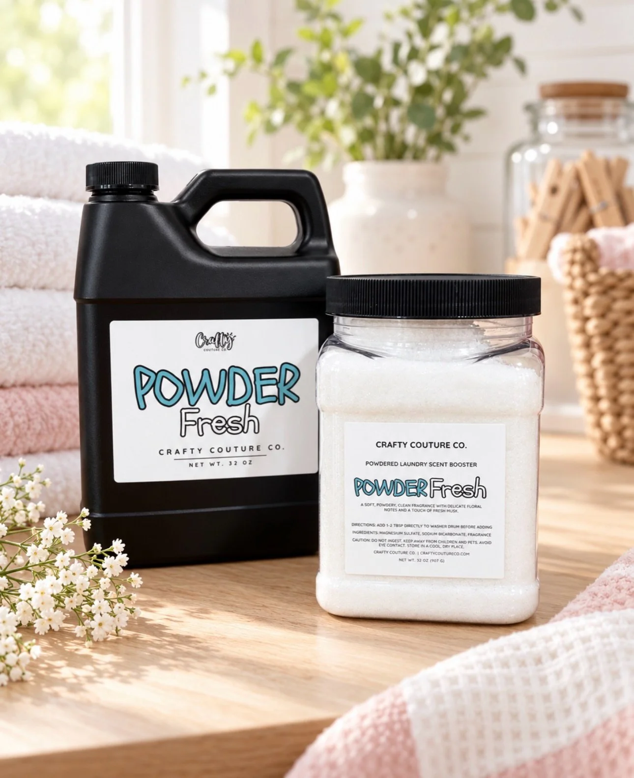 That sweet, fresh baby smell&hellip; now imagine it on laundry day!

You know that comforting scent of baby powder, freshly washed blankets, and everything soft and clean? That&rsquo;s exactly what inspired our Powder Fresh fragrance!

A beautiful bl