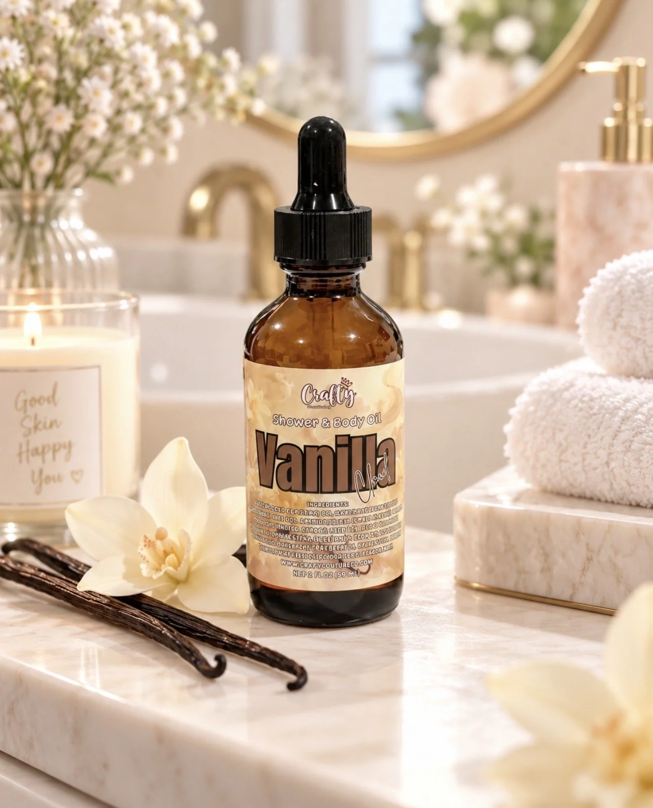 Vanilla Cloud Shower Body oil