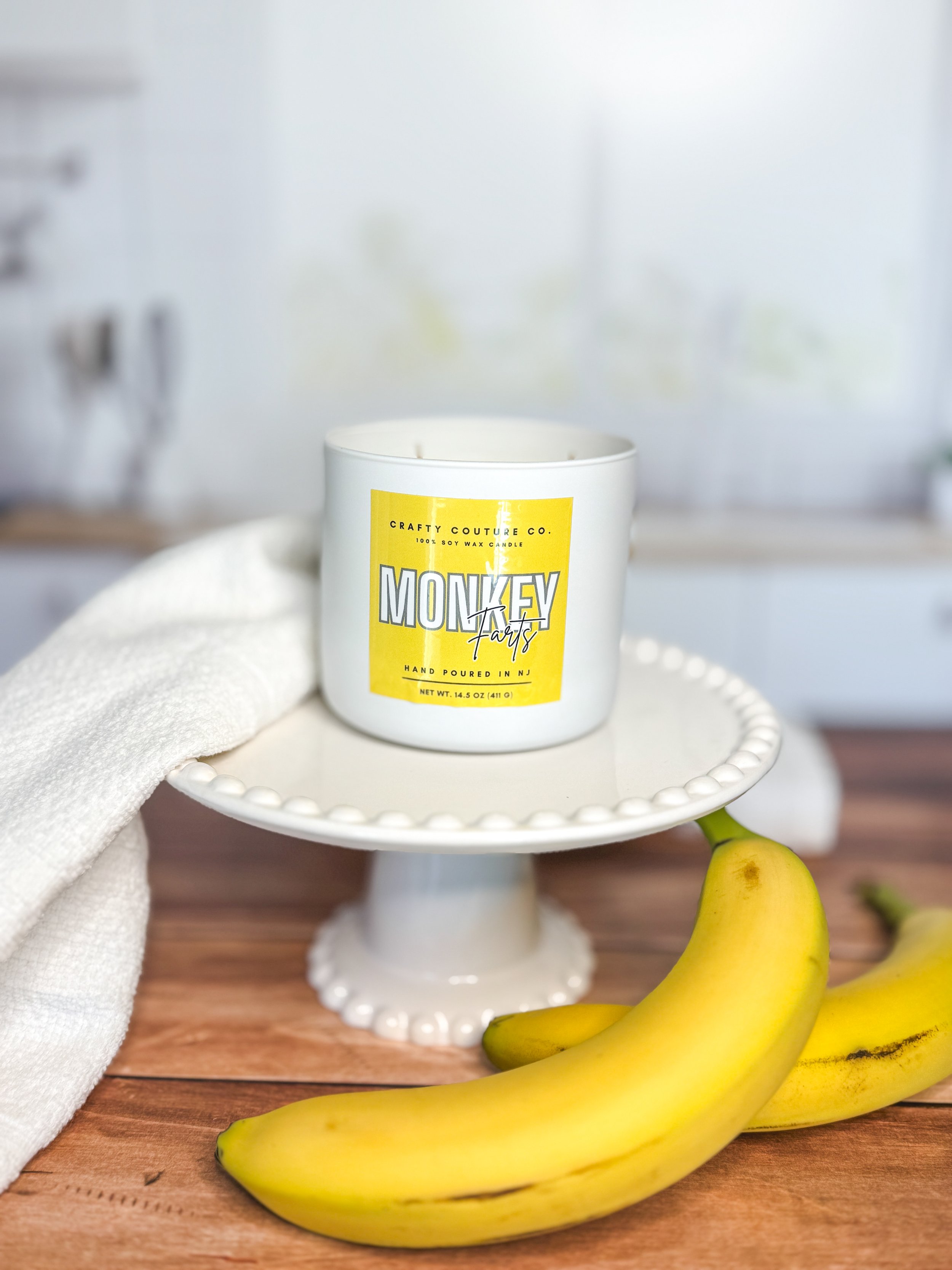 Monkey Farts 3 wick soy candle