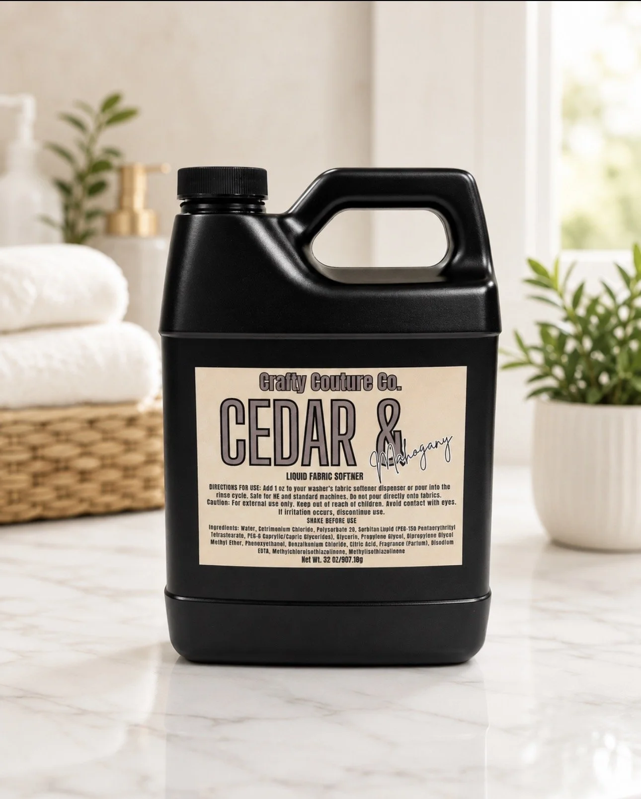 Cedar & Mahogany Liquid Fabric Softner/Scent Booster