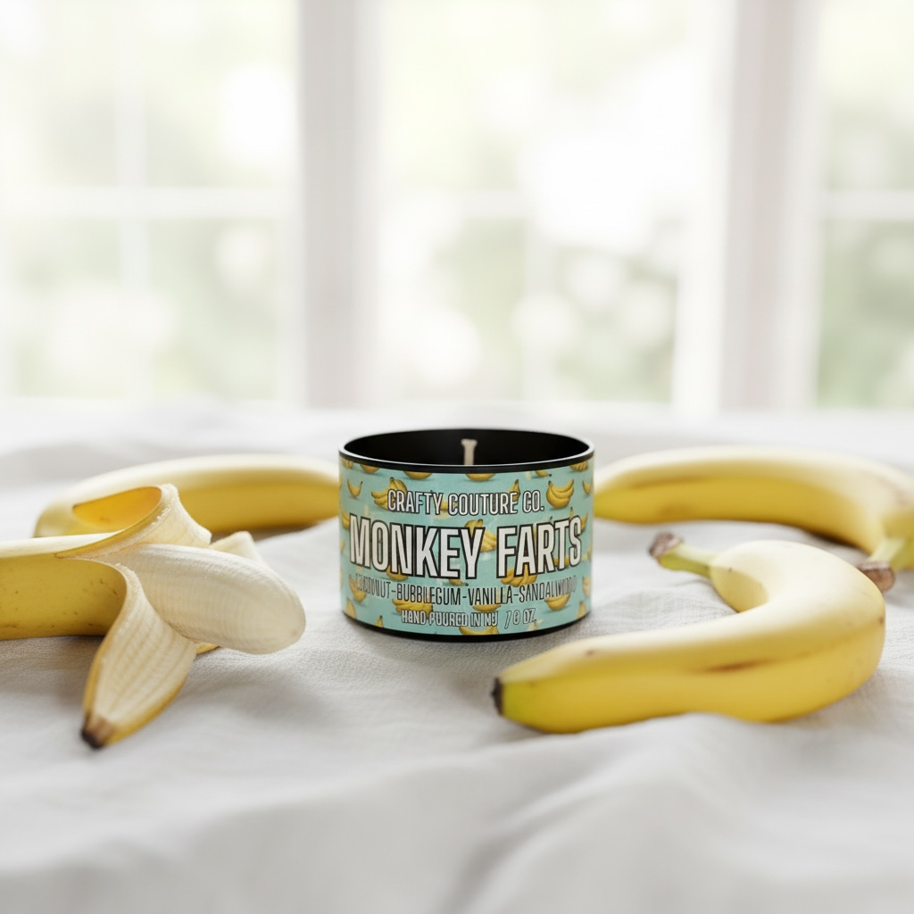 Monkey Fart Travel Candle