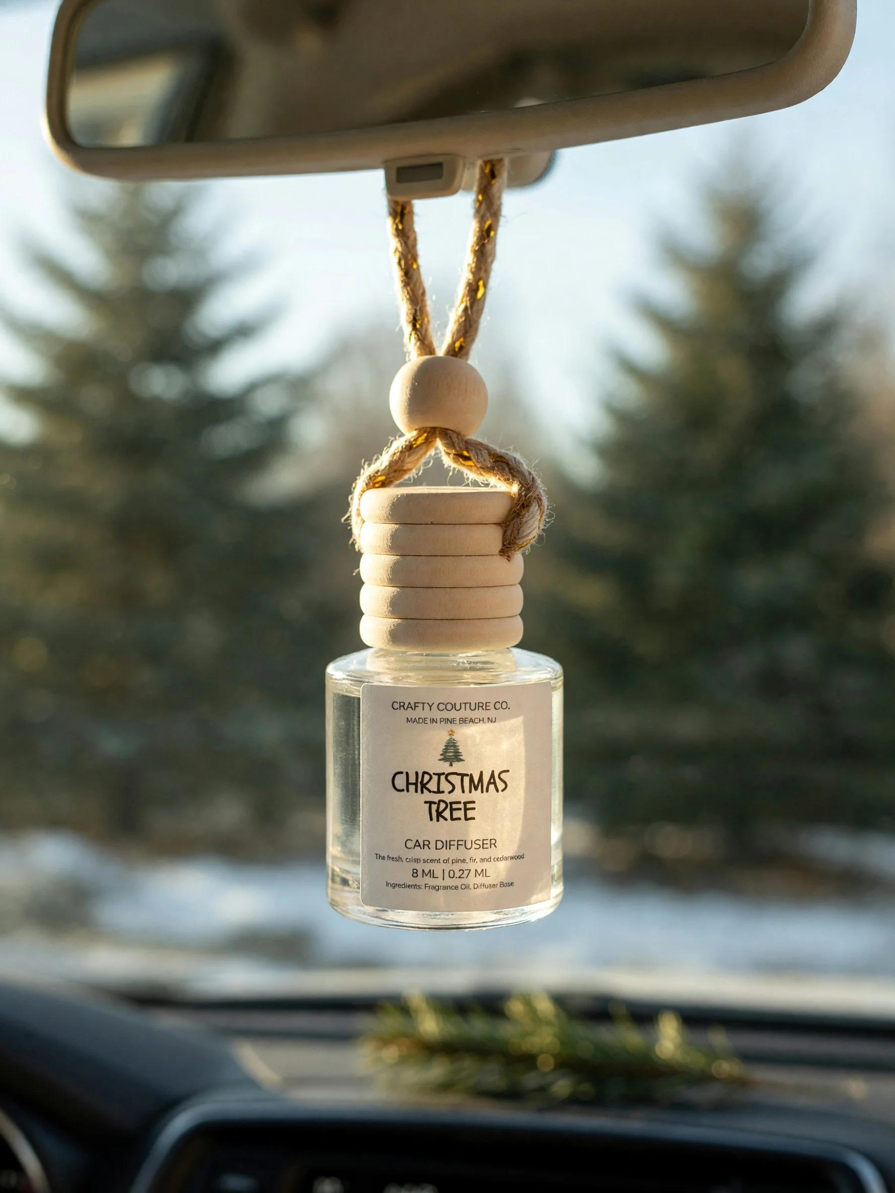 Merry & Cozy Hanging Car Diffuser – 8 mL