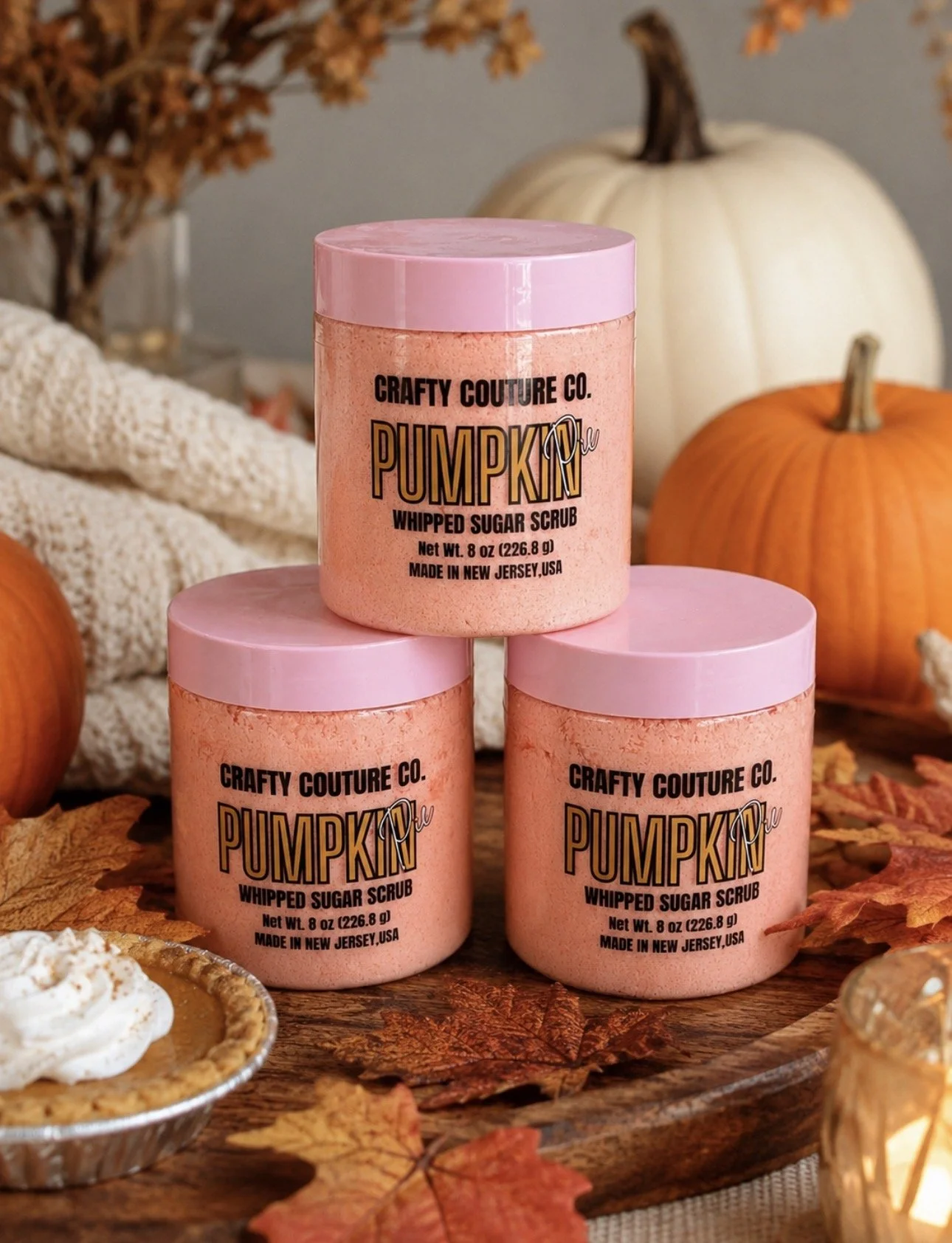 Pumpkin Pie Whipped Sugar Scrub
