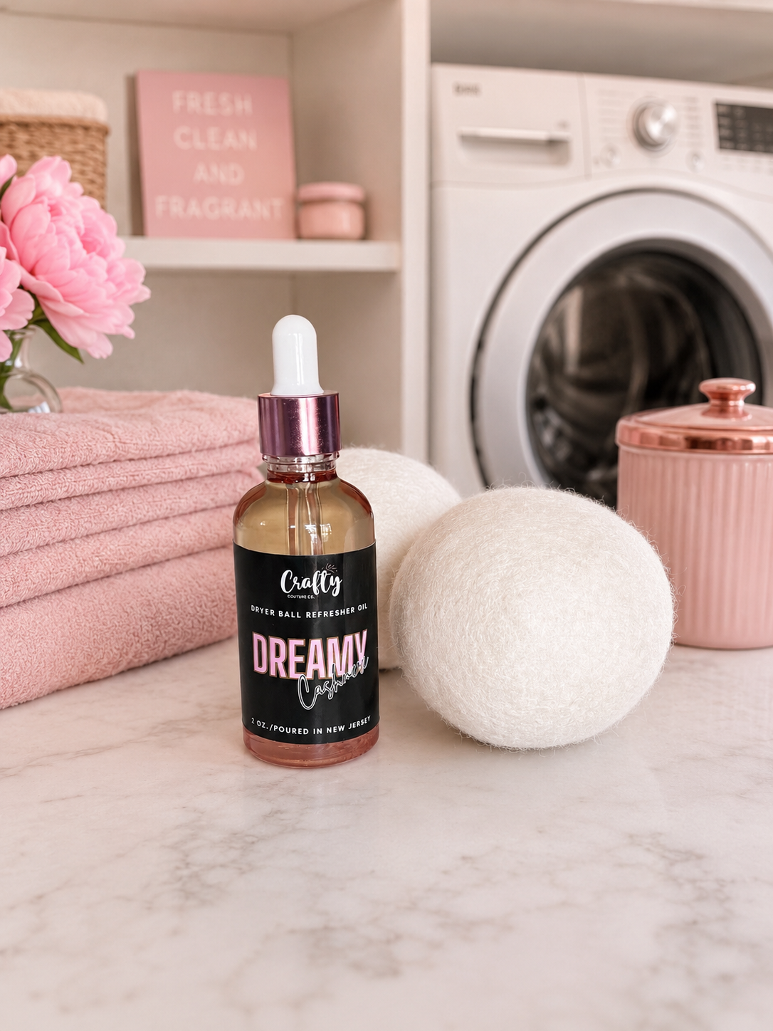 Dreamy Cashmere Laundry Perfume & Dryer Balls