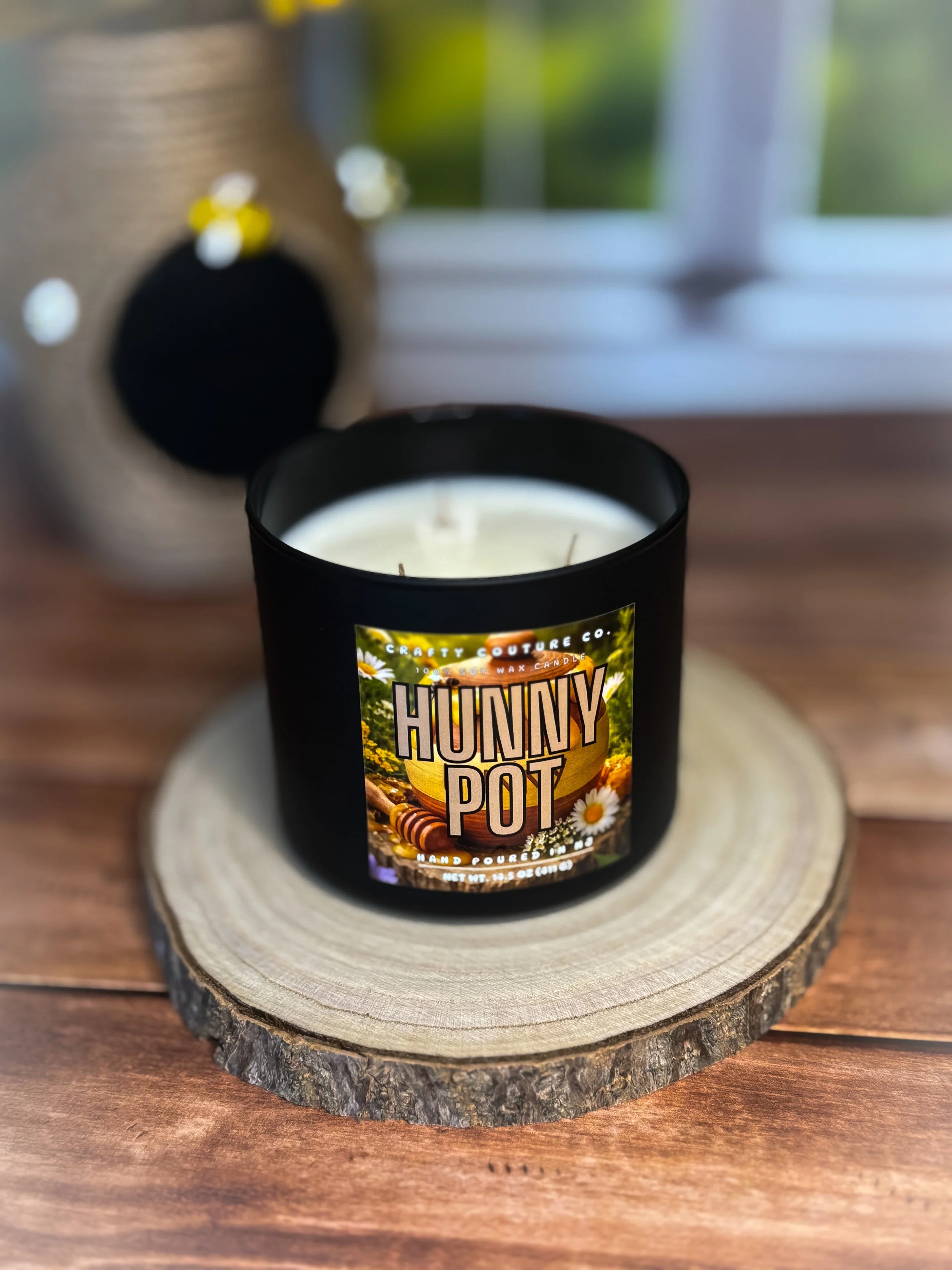 hunny pot 3 wick soy candle