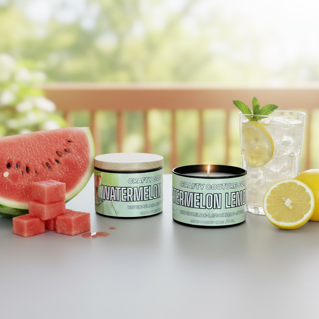 Watermelon Lemonade Travel Candle