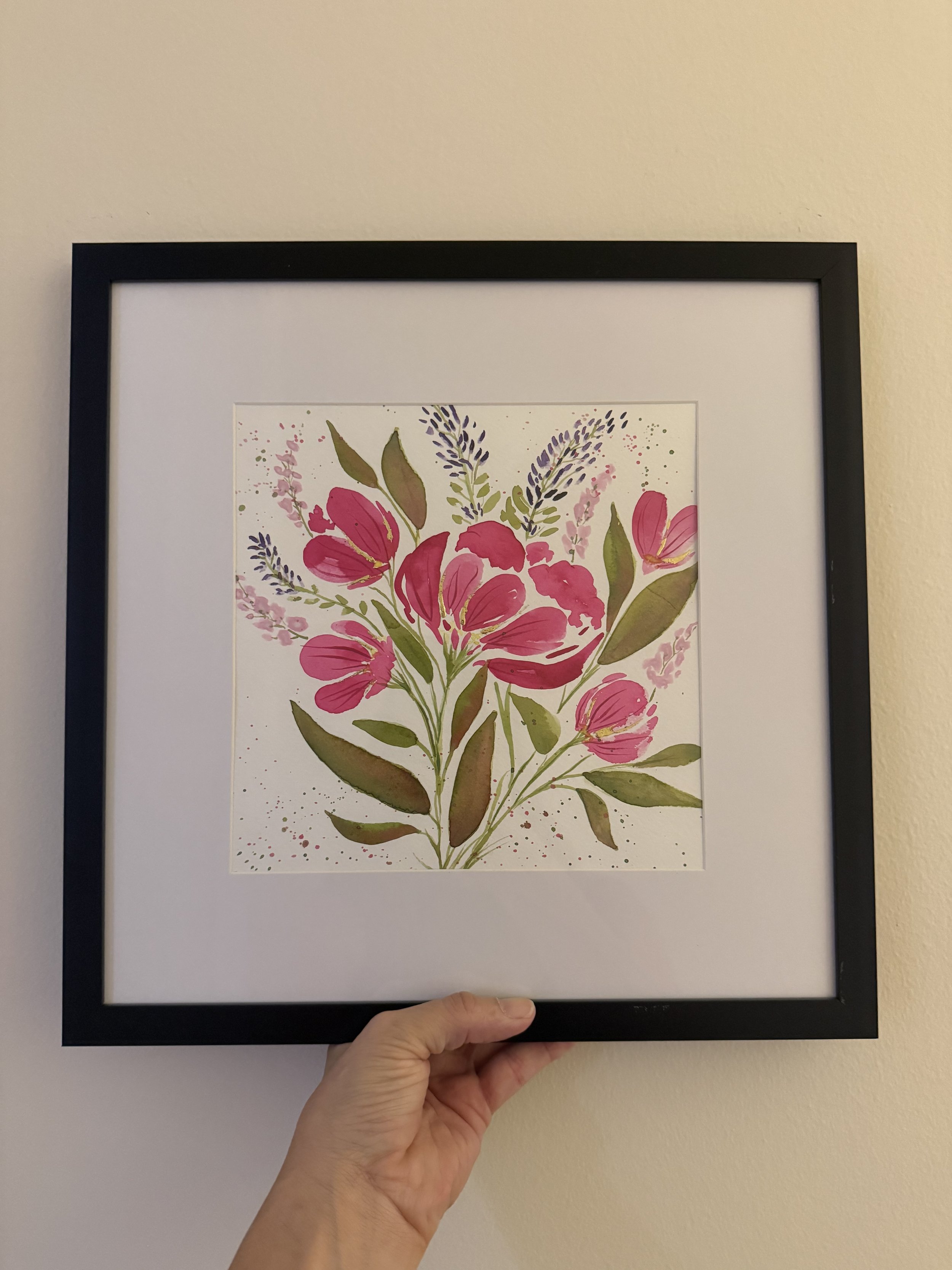 Peony Watercolor Fine Art Print