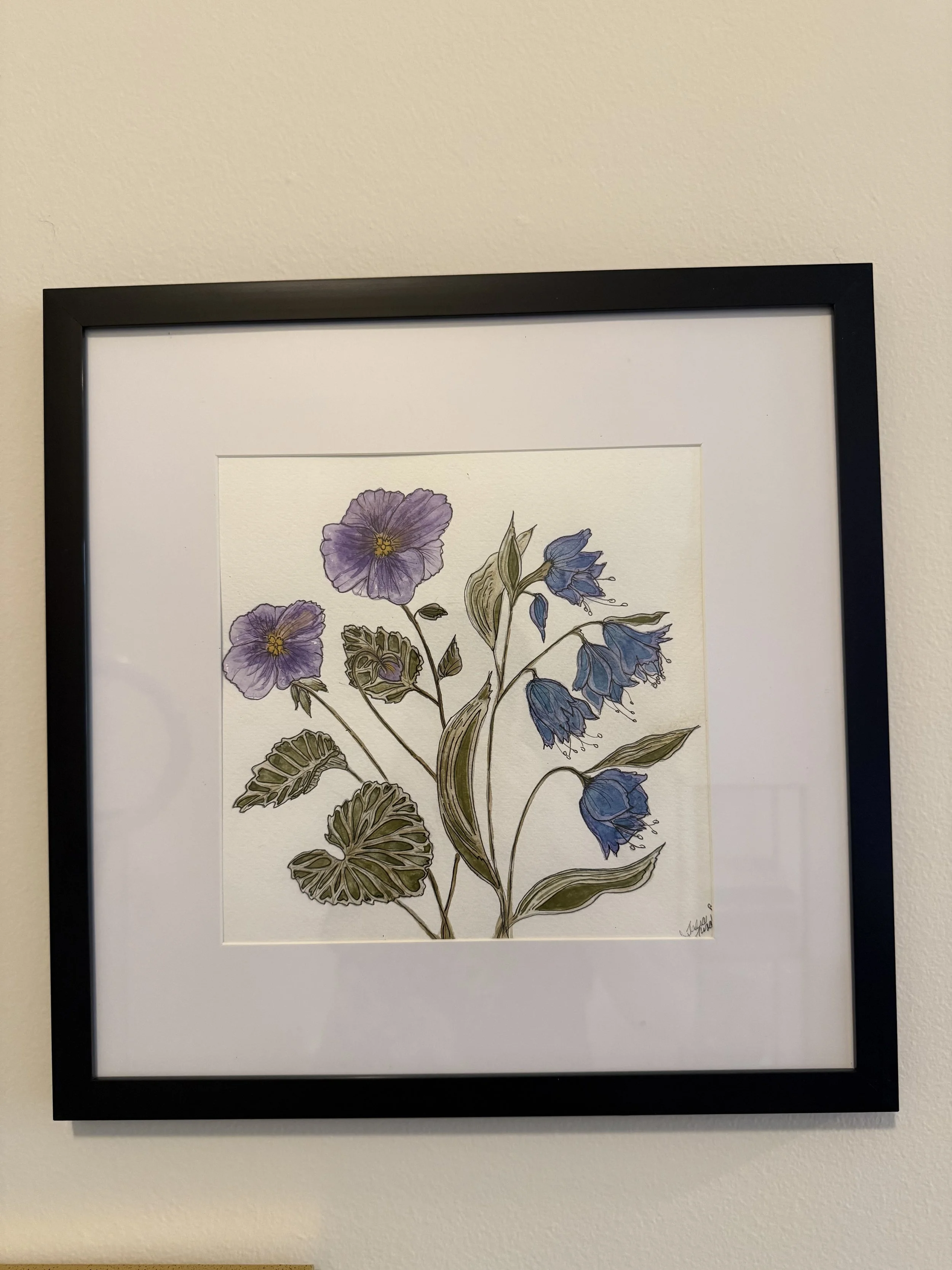 Floriography Series: I'm Grateful for my BFF Fine Art Prints