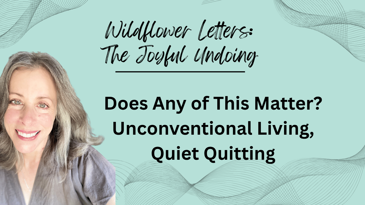 The Big “Does Any of This Matter?” And What We Do Next