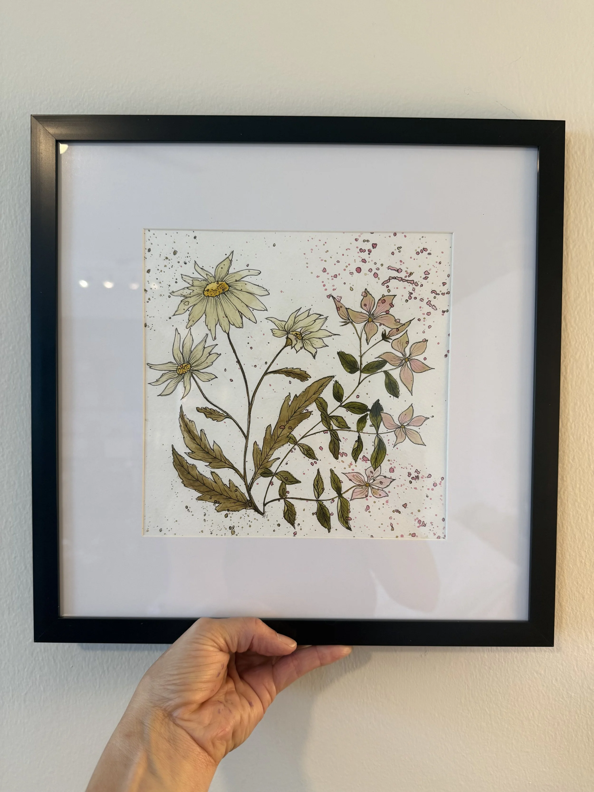 *SOLD* Floriography Series: Childhood Whimsey Original Watercolor 2026