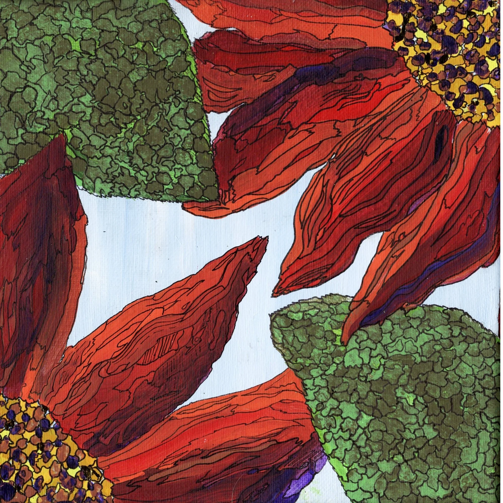 New Sun Acrylic Painting