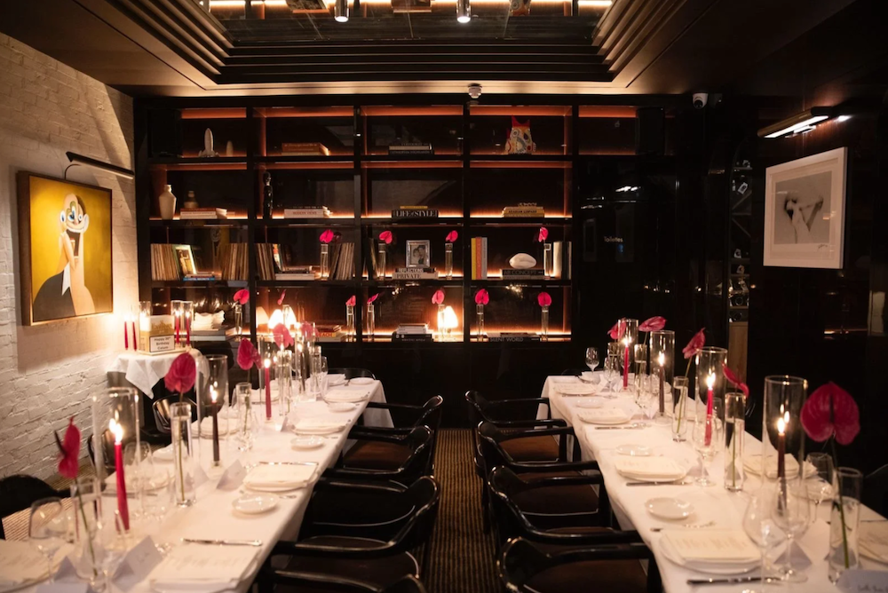 Salon du Chef - Salle à manger privée pour événements et dîners exclusifs chez Mister Nice Mayfair