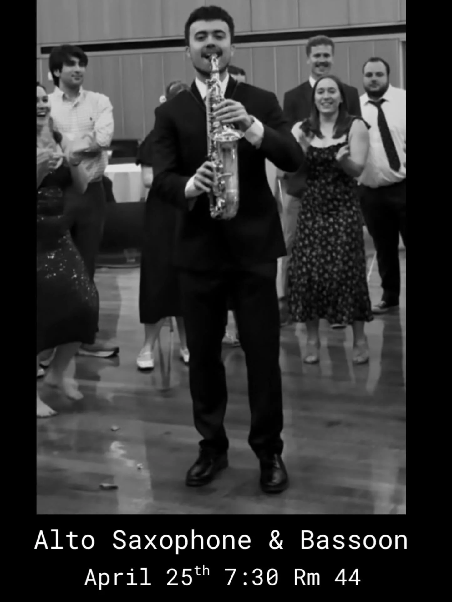 Want to hear a Portuguese/Brazilian-themed music recital? Tune in to my jazz saxophone and bassoon recital tonight @7:30pm! I will be performing in the basement of the Fine Arts Center here at UMass Amherst, located at the bottom of the stairwell jus