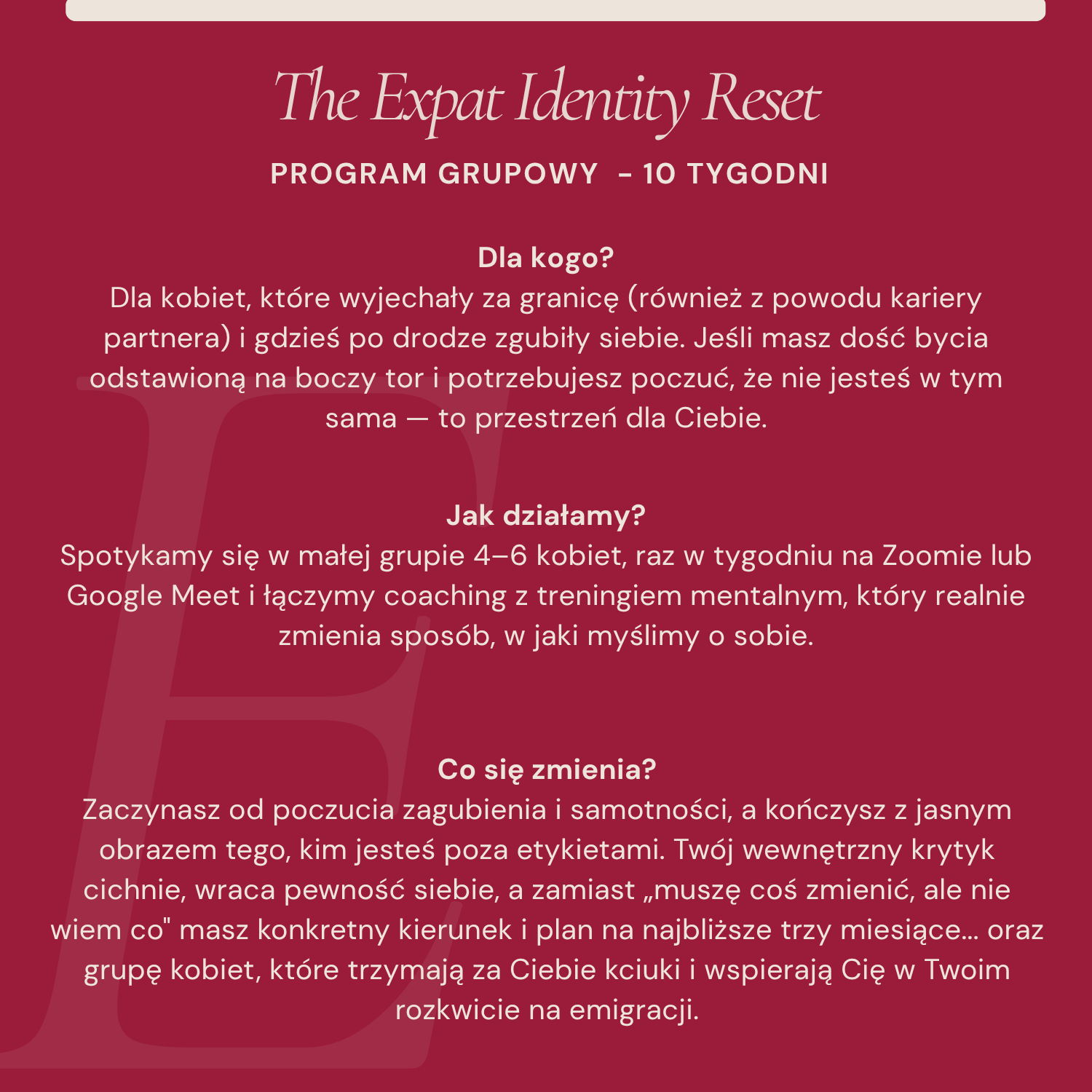 The Expat Identity Reset