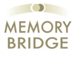 Memory Bridge logo with a stylized bridge and text