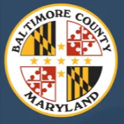 Seal of Baltimore County, Maryland featuring symbols and text.