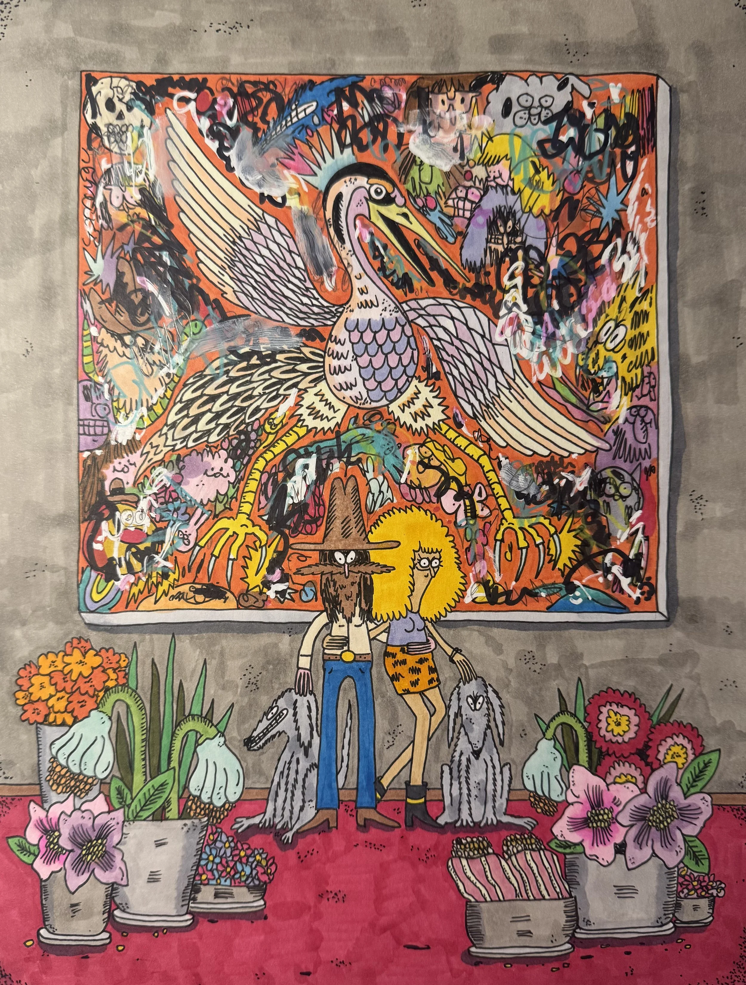 Stork Painting (Jay Howell)