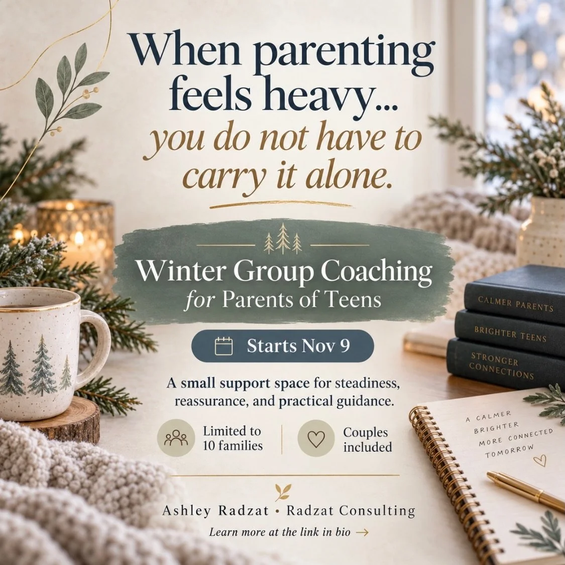 When did parenting your teen start feeling so heavy?

Maybe it&rsquo;s the constant second-guessing.

The conversations that turn into arguments.

The worry that you&rsquo;re either doing too much or not doing enough.

Or maybe it&rsquo;s simply the 