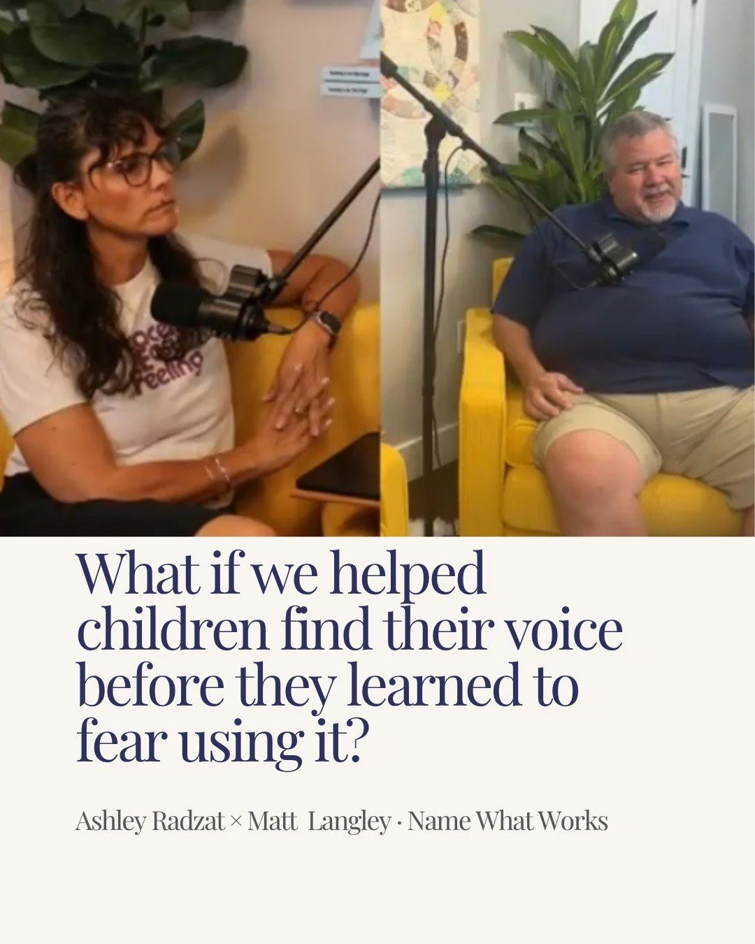 Children need opportunities to speak, share their ideas, and discover that their voice matters.

In my conversation with Matt Langley, we talk about how practicing communication from an early age can help children build confidence, not just in the cl