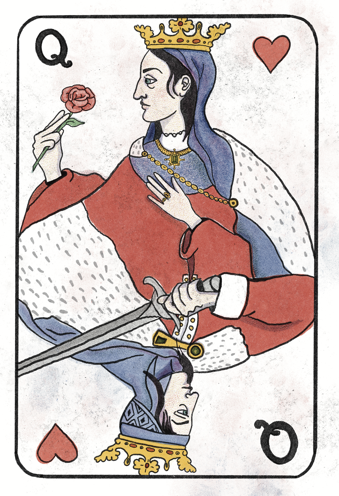 rizo style queen of hearts