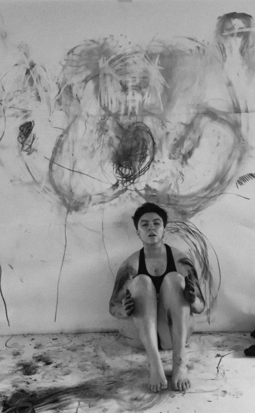 still shot drawing performance art