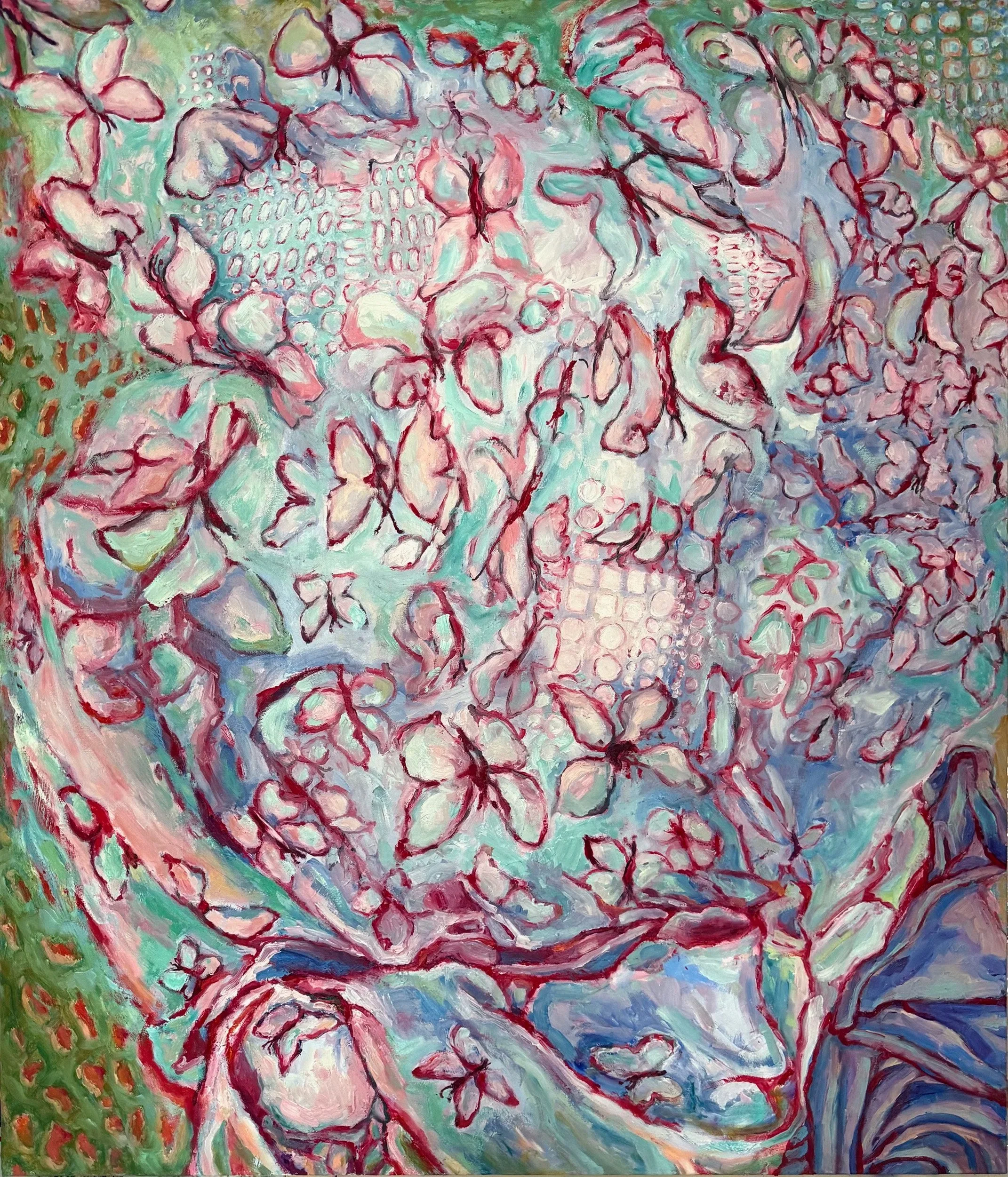 In the Dream 120/100/4cm Oil on Canvas