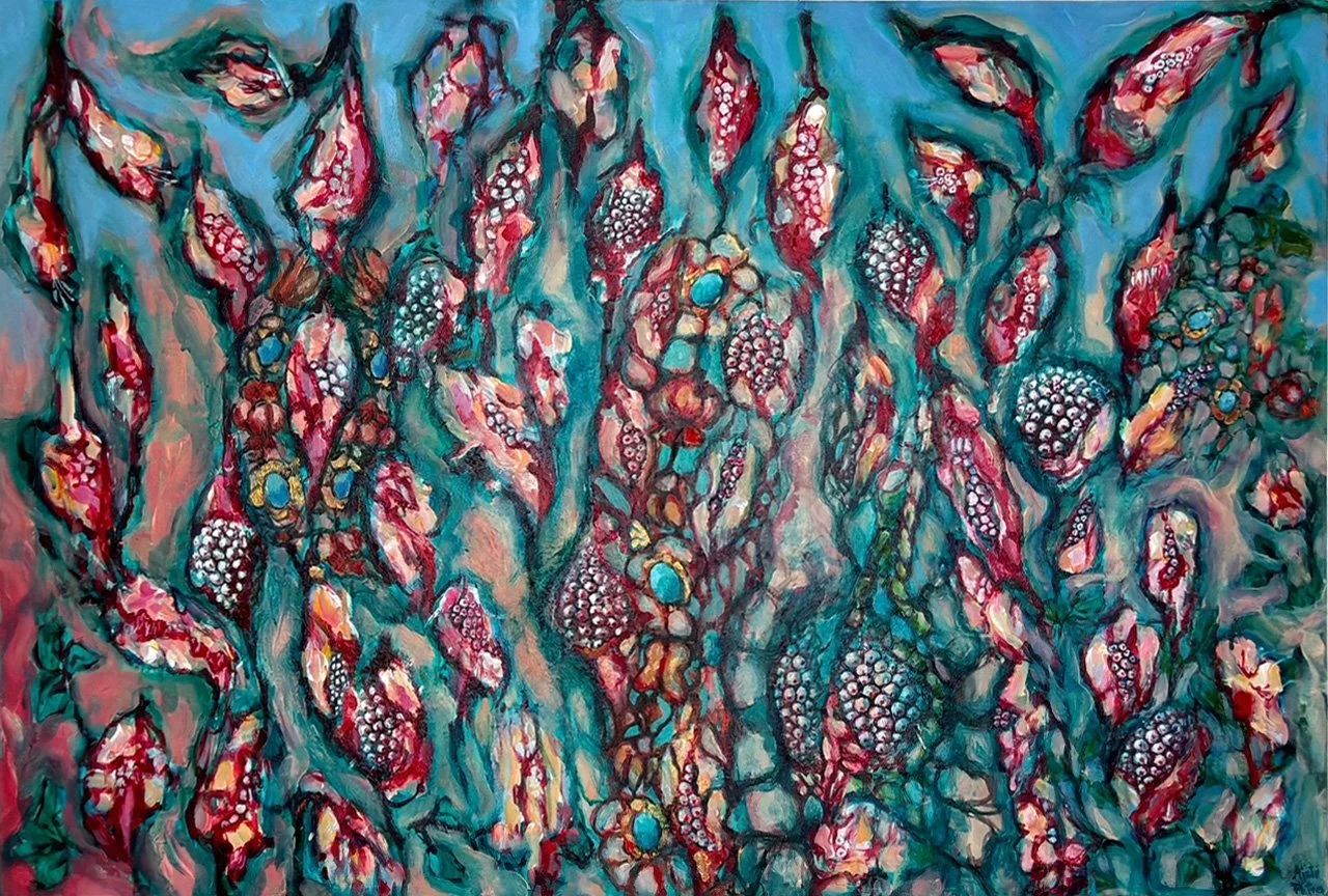 Meadow 90/60/4cm Acrylic on Canvas