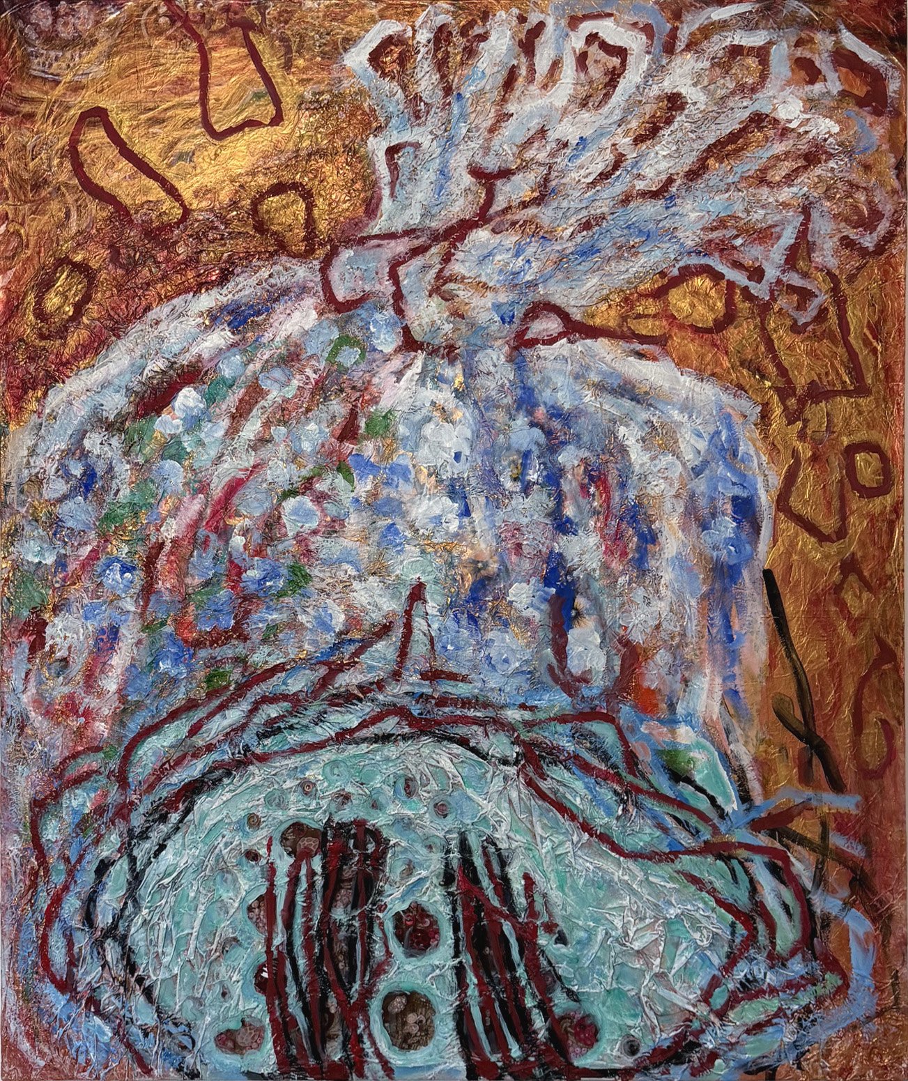 The Queen 120/100/4cm Acrylic on Canvas
