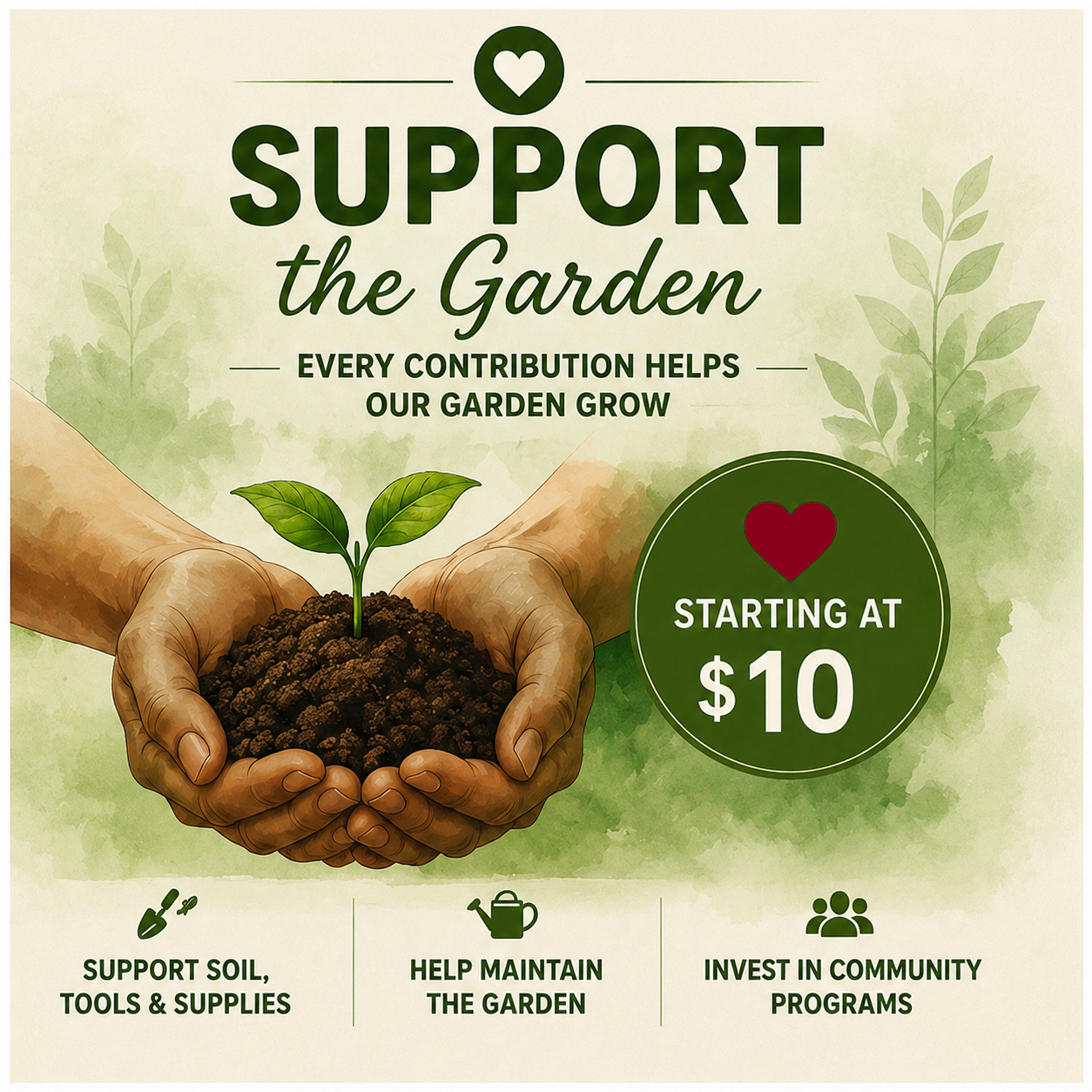 Support the Garden