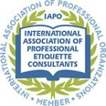 International Etiquette Consultants member badge — Rome Luxury Elopements