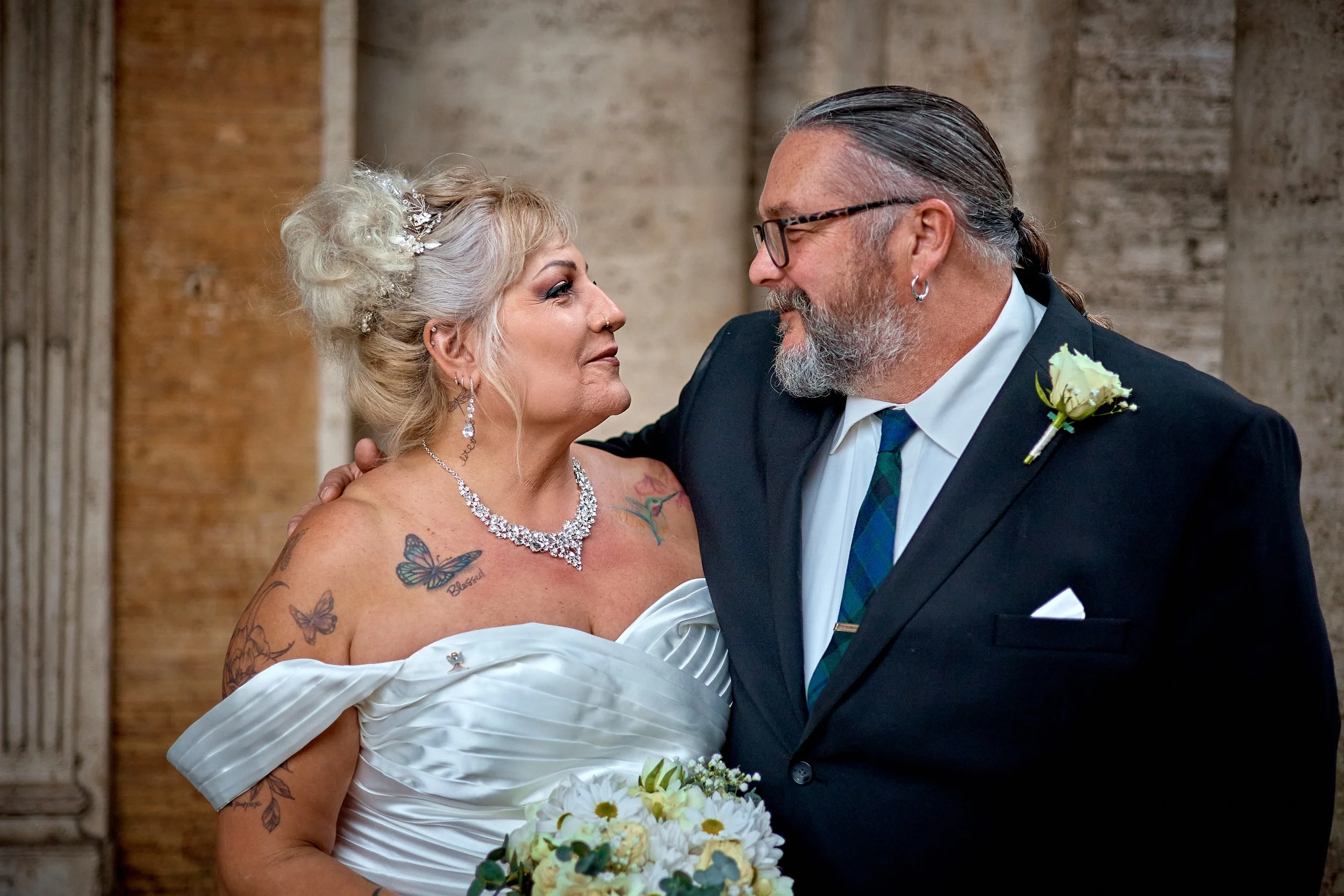 Lisa and Dave from Maryland, USA at their Rome elopement — Rome Luxury Elopements